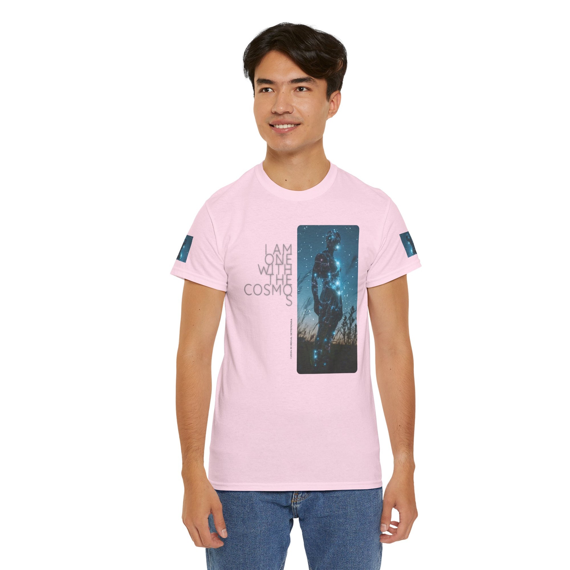 One With The Cosmos Unisex Heavy Cotton Tee