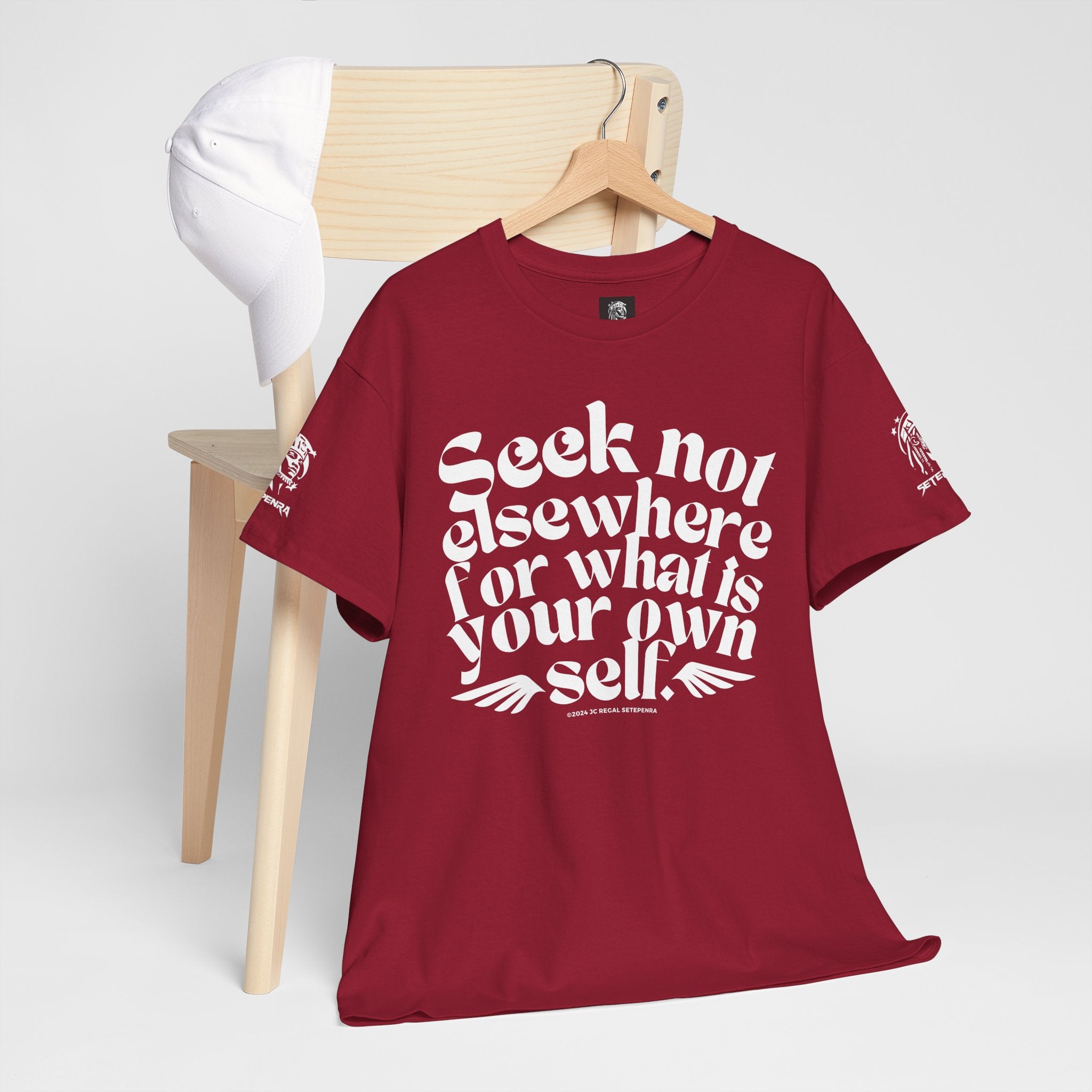Seek Not Elsewhere Unisex Heavy Cotton Tee