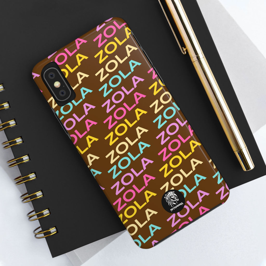 Zola Tough Phone Case (For iPhone, Galaxy & More) - Brown