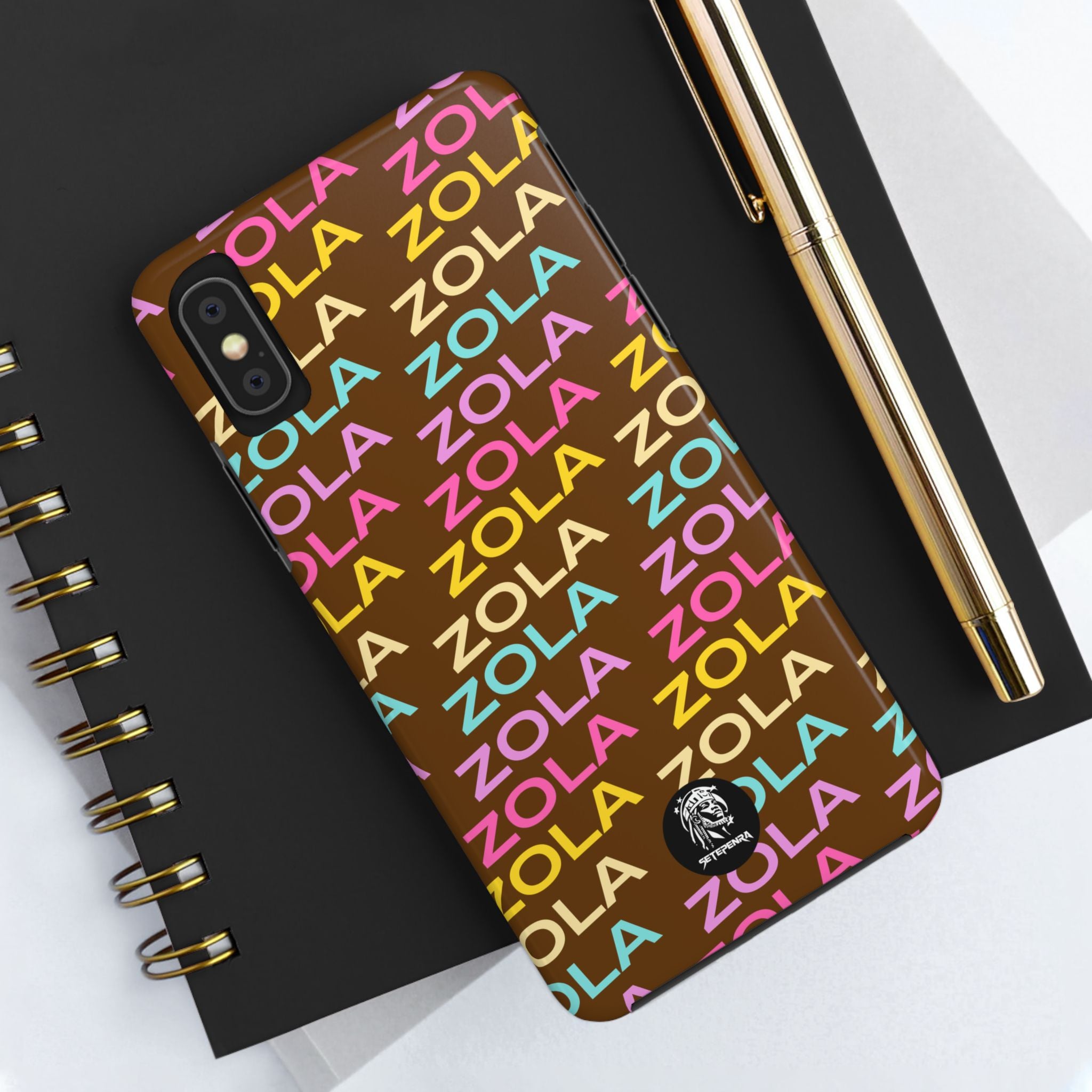 Zola Tough Phone Case (For iPhone, Galaxy & More) - Brown