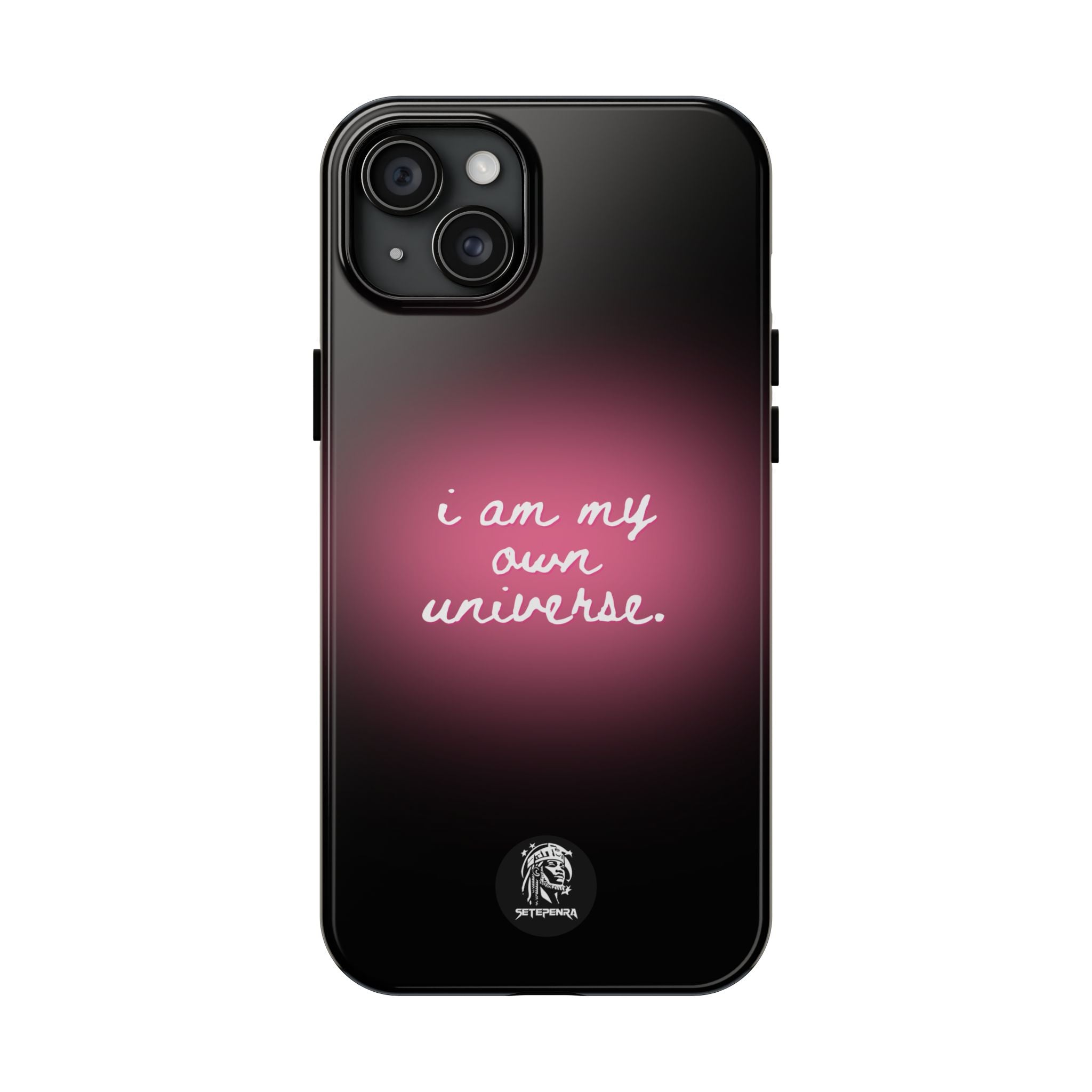 I Am My Own Universe Tough Phone Case (For iPhone, Galaxy & More) - Black