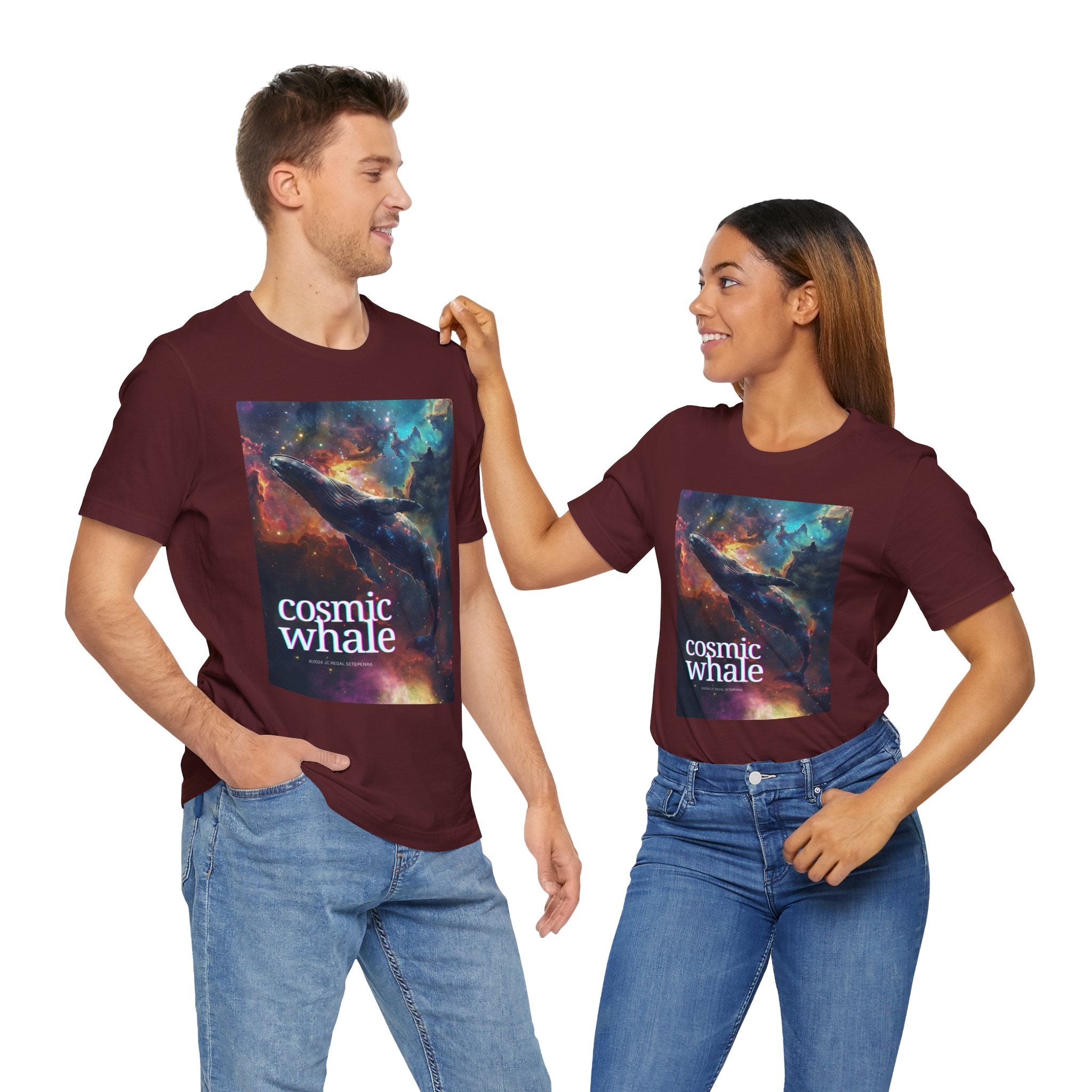 Cosmic Whale Unisex Jersey Short Sleeve Tee