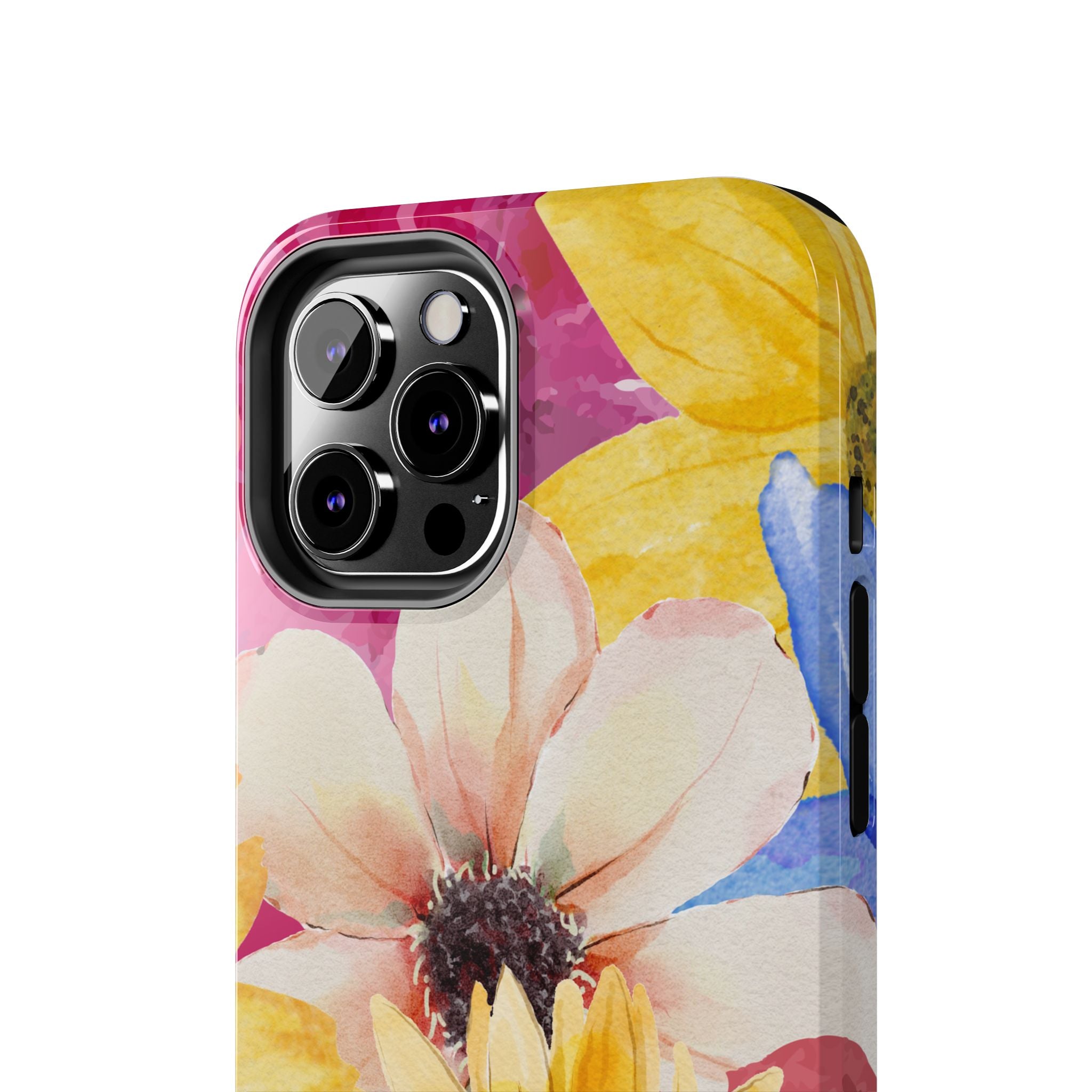 Watercolor Flowers Tough Phone Case (For iPhone, Galaxy & More)
