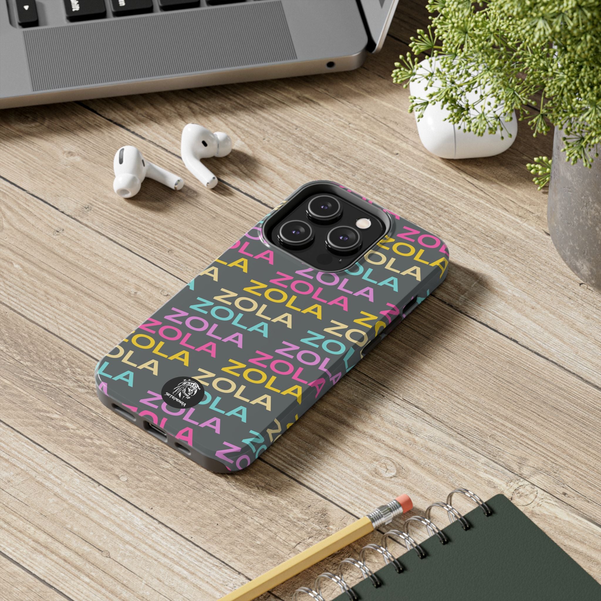 Zola Tough Phone Case (For iPhone, Galaxy & More) - Dark Grey