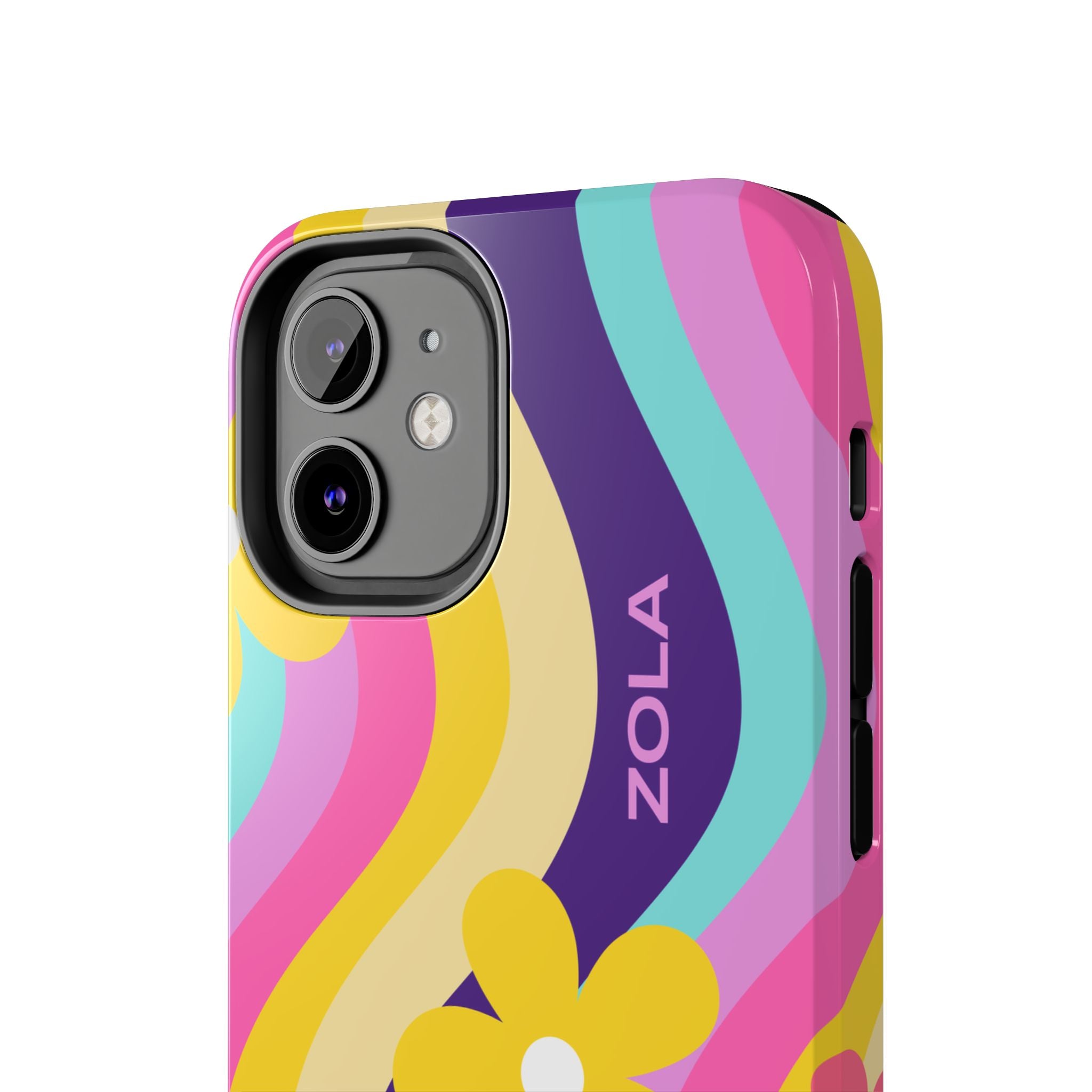 Zola Tough Phone Case (For iPhone, Galaxy & More) - Purple Wave