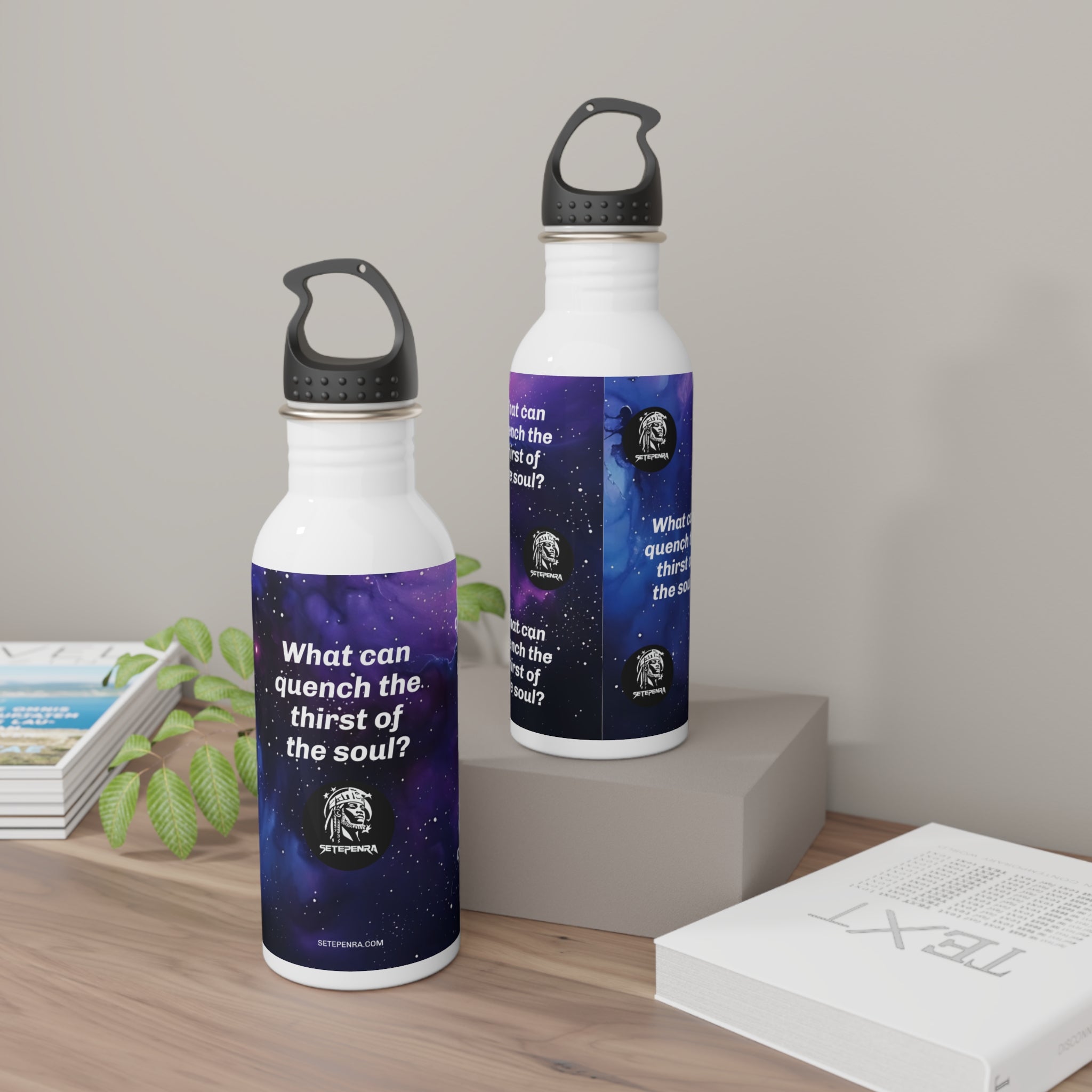 SETEPENRA Thirst Of The Soul Stainless Steel Water Bottle (Purple Cosmic) SETEPENRA Mug.