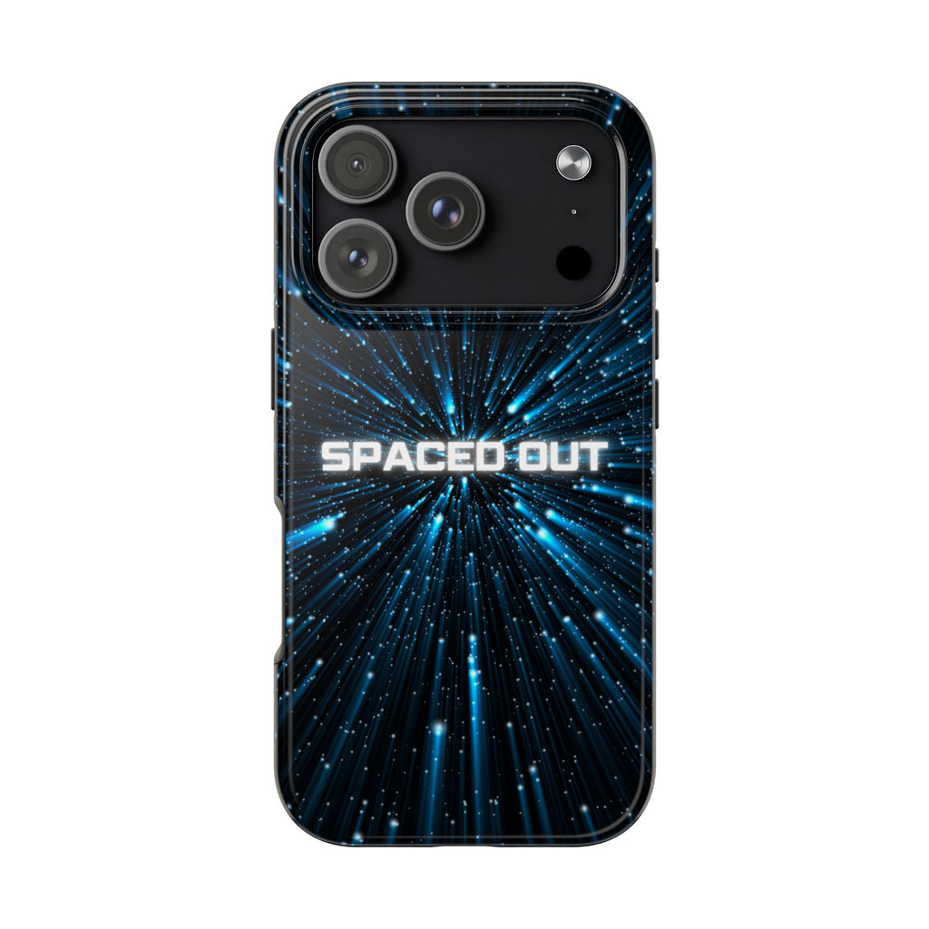 Spaced Out Tough Phone Case — Cosmic Space Warp Protective Cover