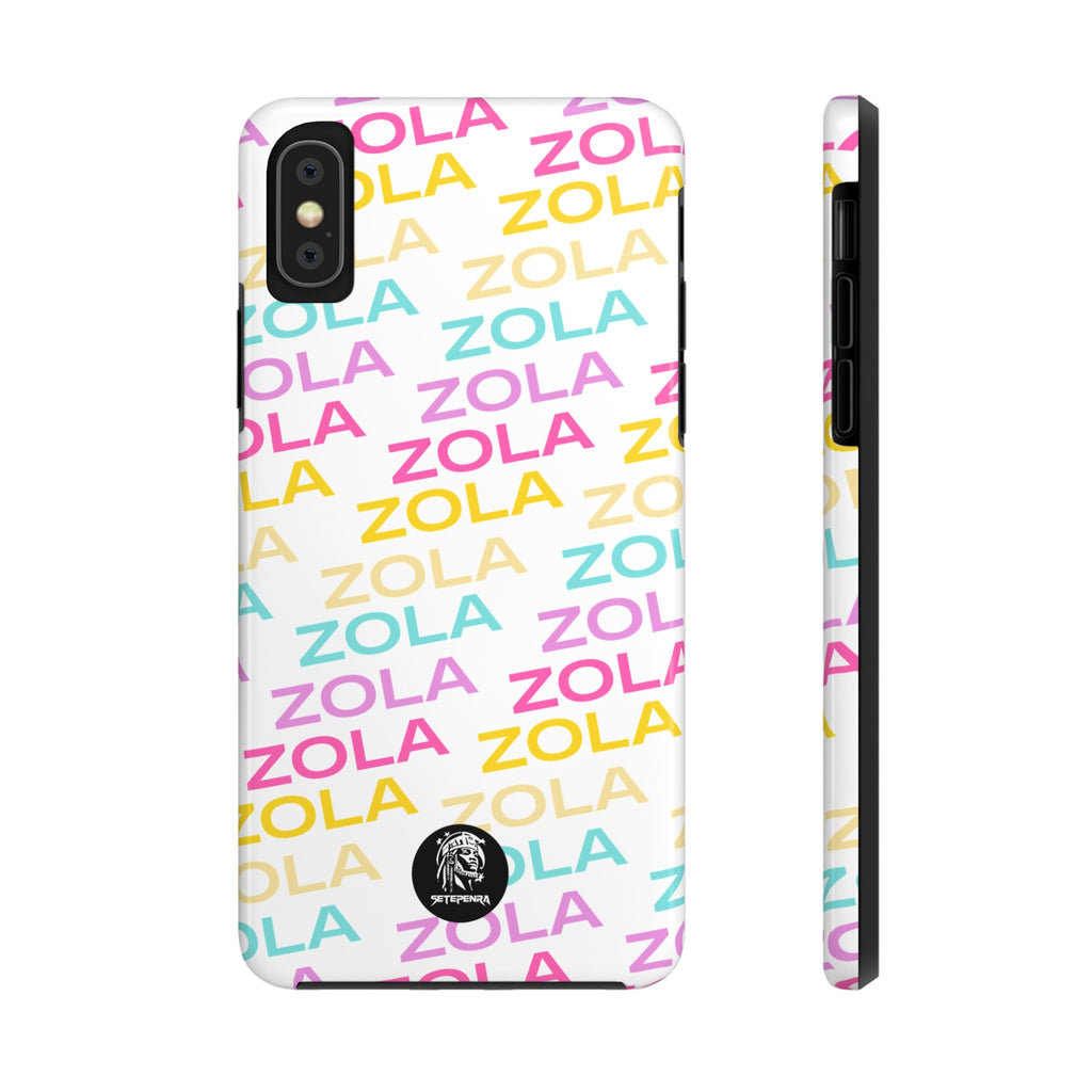 Zola Tough Phone Case (For iPhone, Galaxy & More) - White SETEPENRA Phone Case.