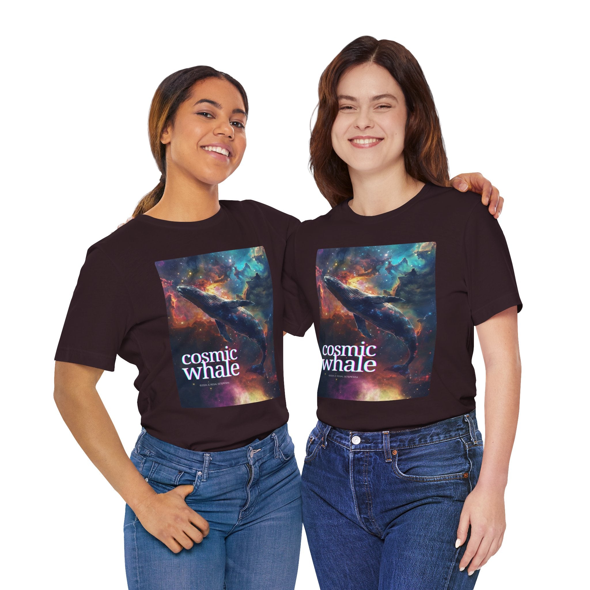 Cosmic Whale Unisex Jersey Short Sleeve Tee