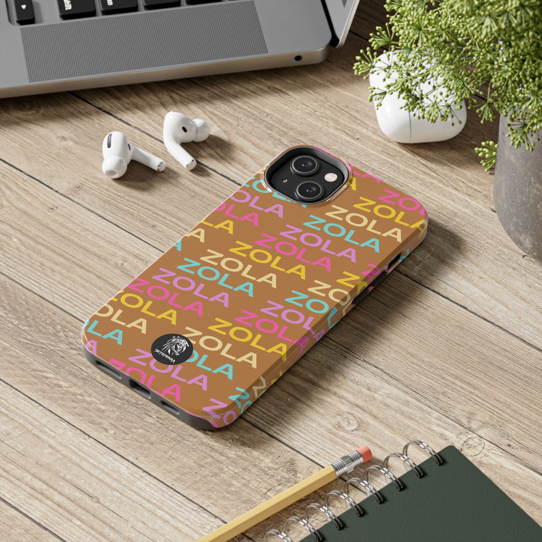 Zola Tough Phone Case (For iPhone, Galaxy & More) - Light Brown