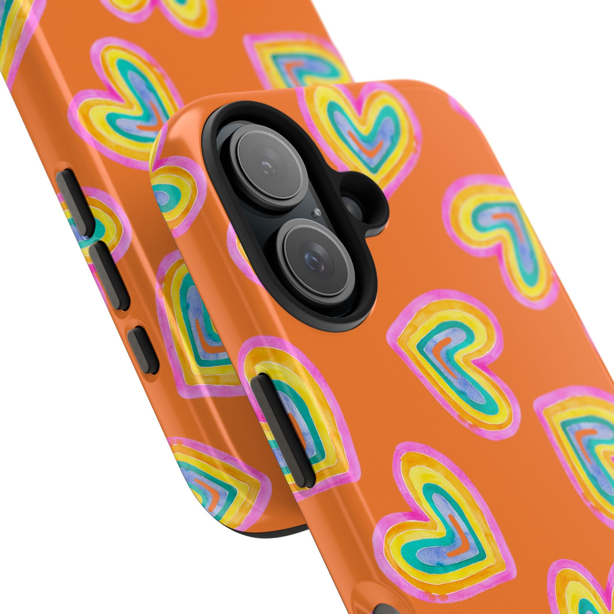 Rainbow Heart Tough Phone Case (For iPhone, Galaxy & More) - Crusta