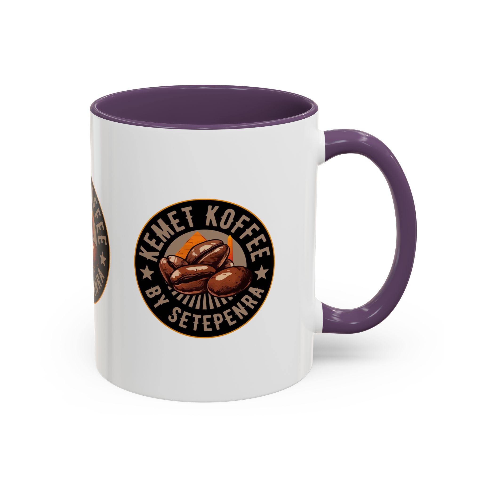 Kemet Koffee By Setepenra Accent Coffee Mug, 11oz, 15oz (Various Colors)