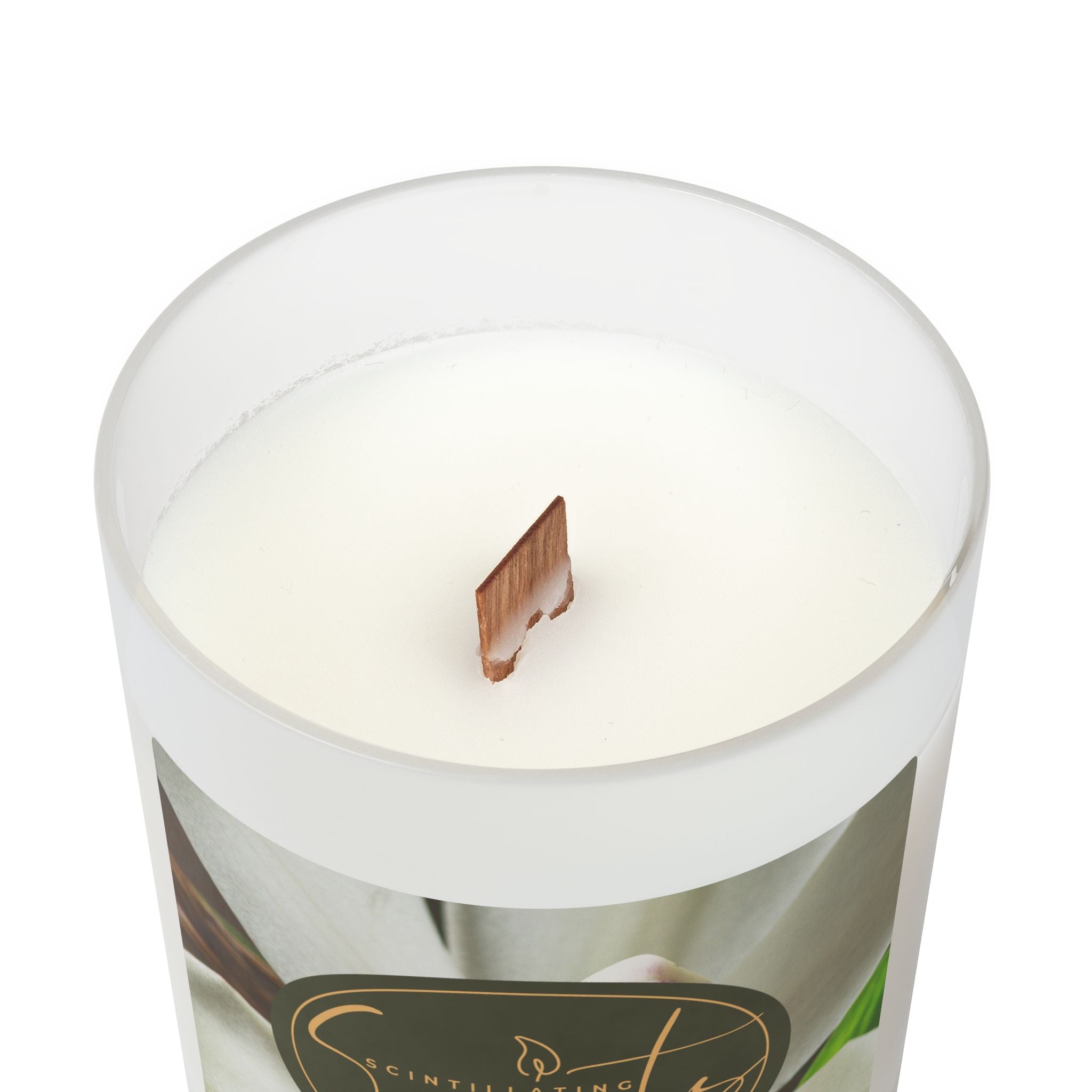 Scintillating Scents by SETEPENRA Frosted Glass Candle, 11oz