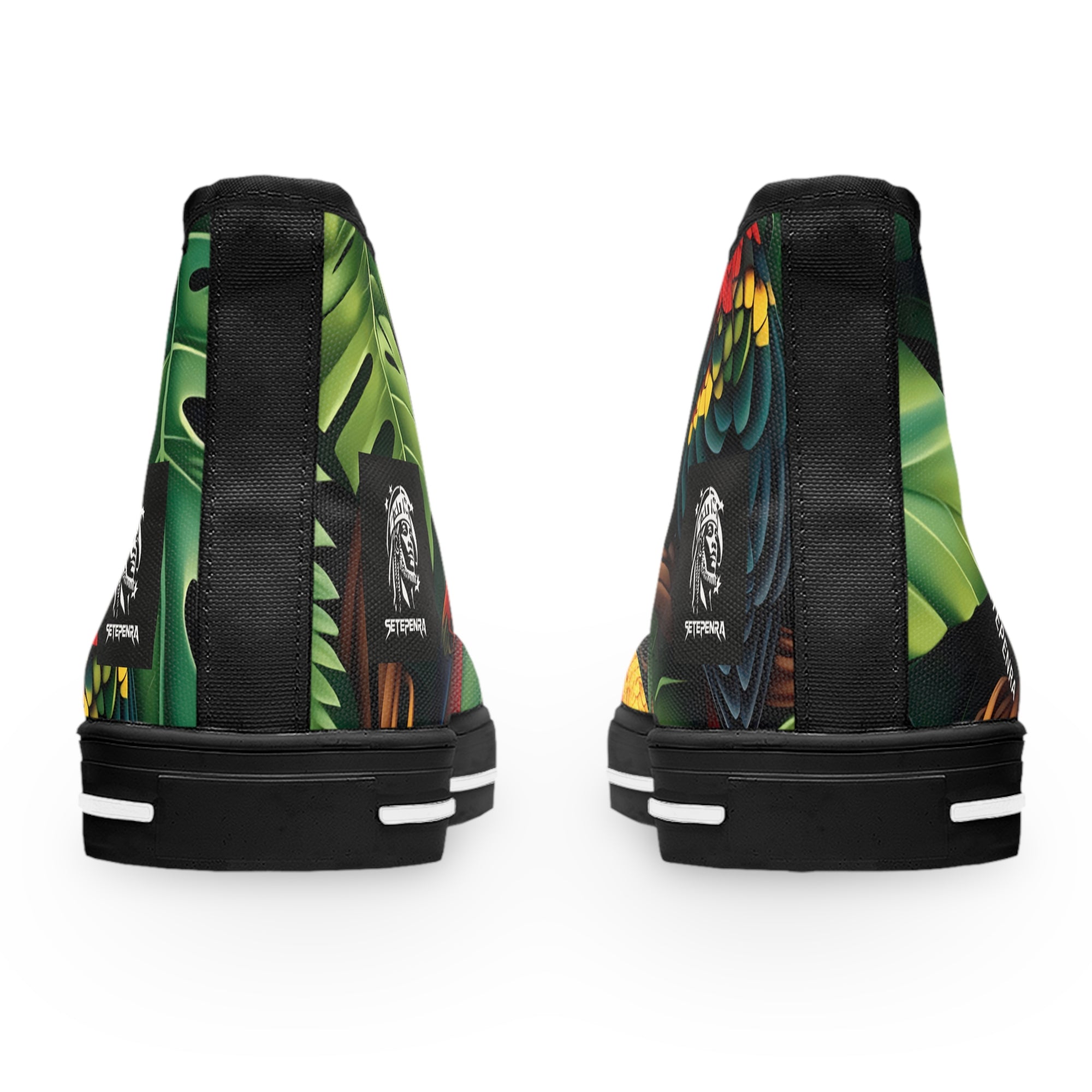 Tri-Parrot Women's High Top Sneakers SETEPENRA Shoes.