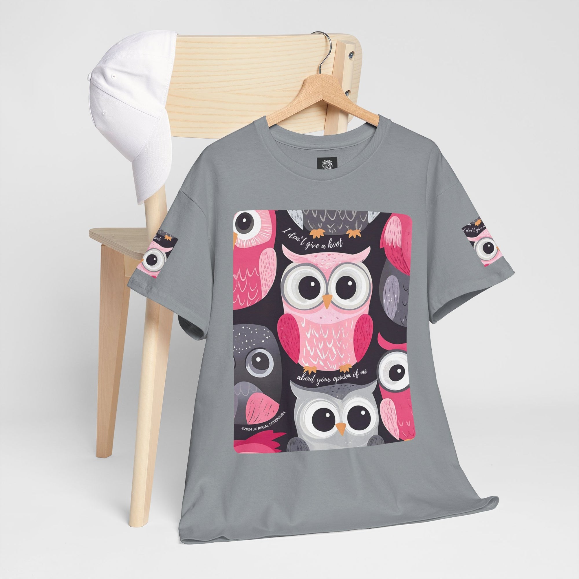Don't Give A Hoot Unisex Heavy Cotton Tee