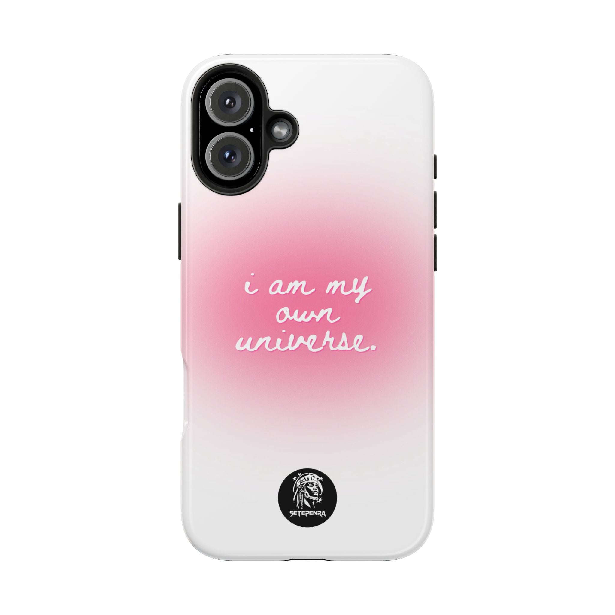 I Am My Own Universe Tough Phone Case (For iPhone, Galaxy & More) - White