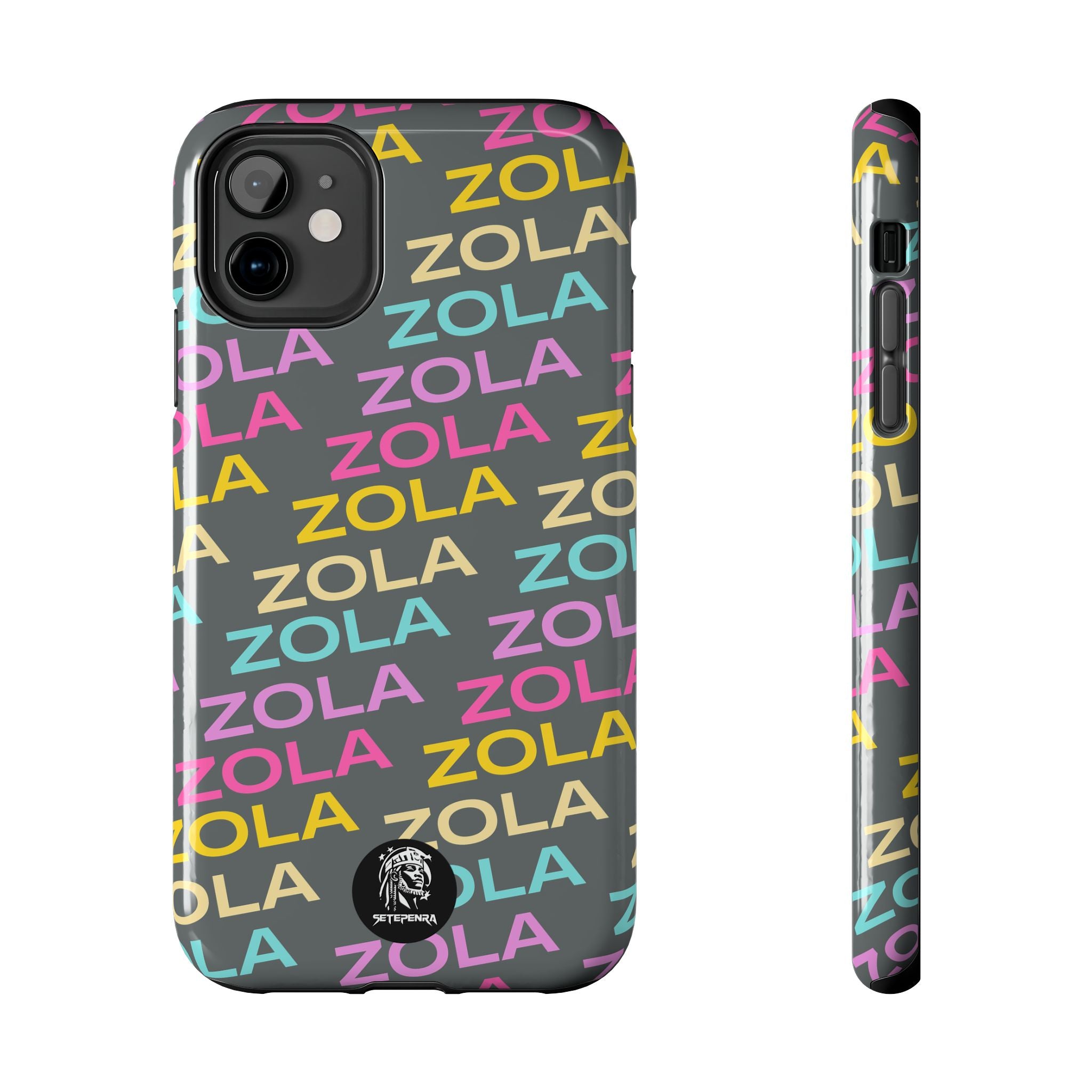 Zola Tough Phone Case (For iPhone, Galaxy & More) - Dark Grey SETEPENRA Phone Case.