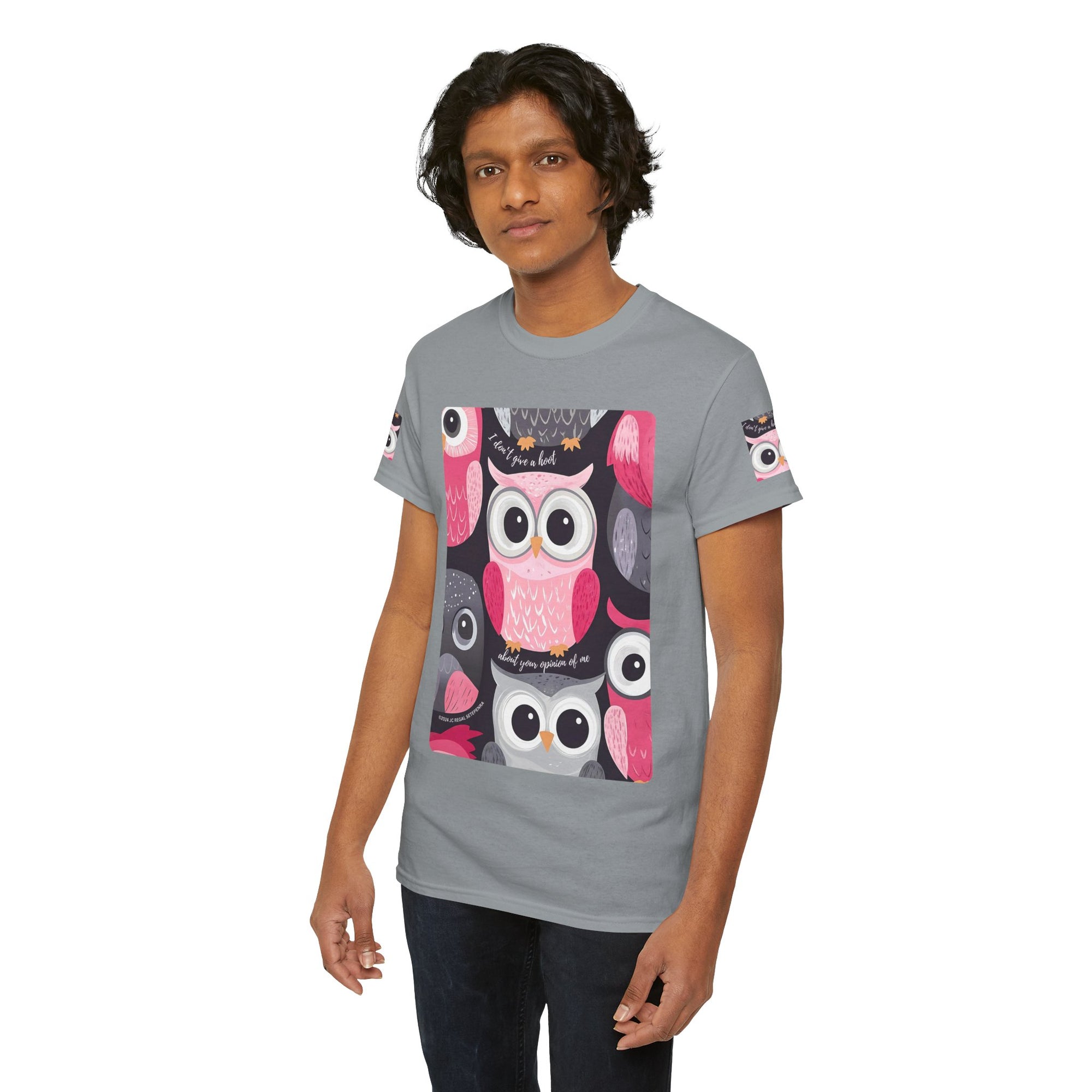 Don't Give A Hoot Unisex Heavy Cotton Tee
