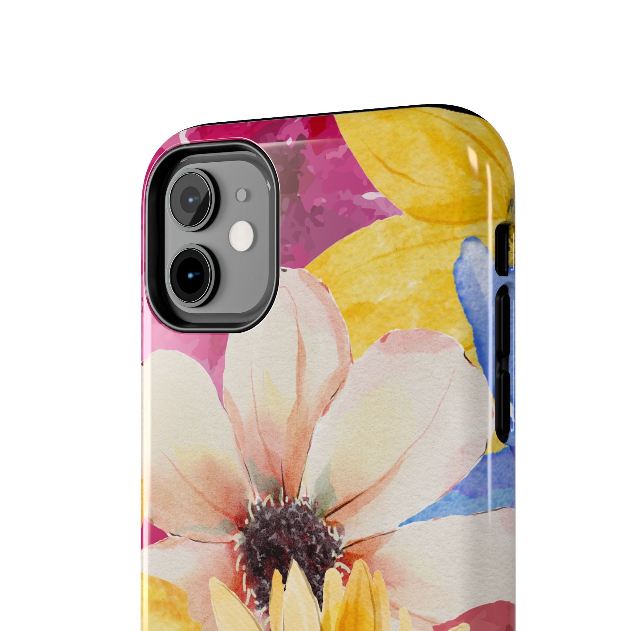 Watercolor Flowers Tough Phone Case (For iPhone, Galaxy & More)