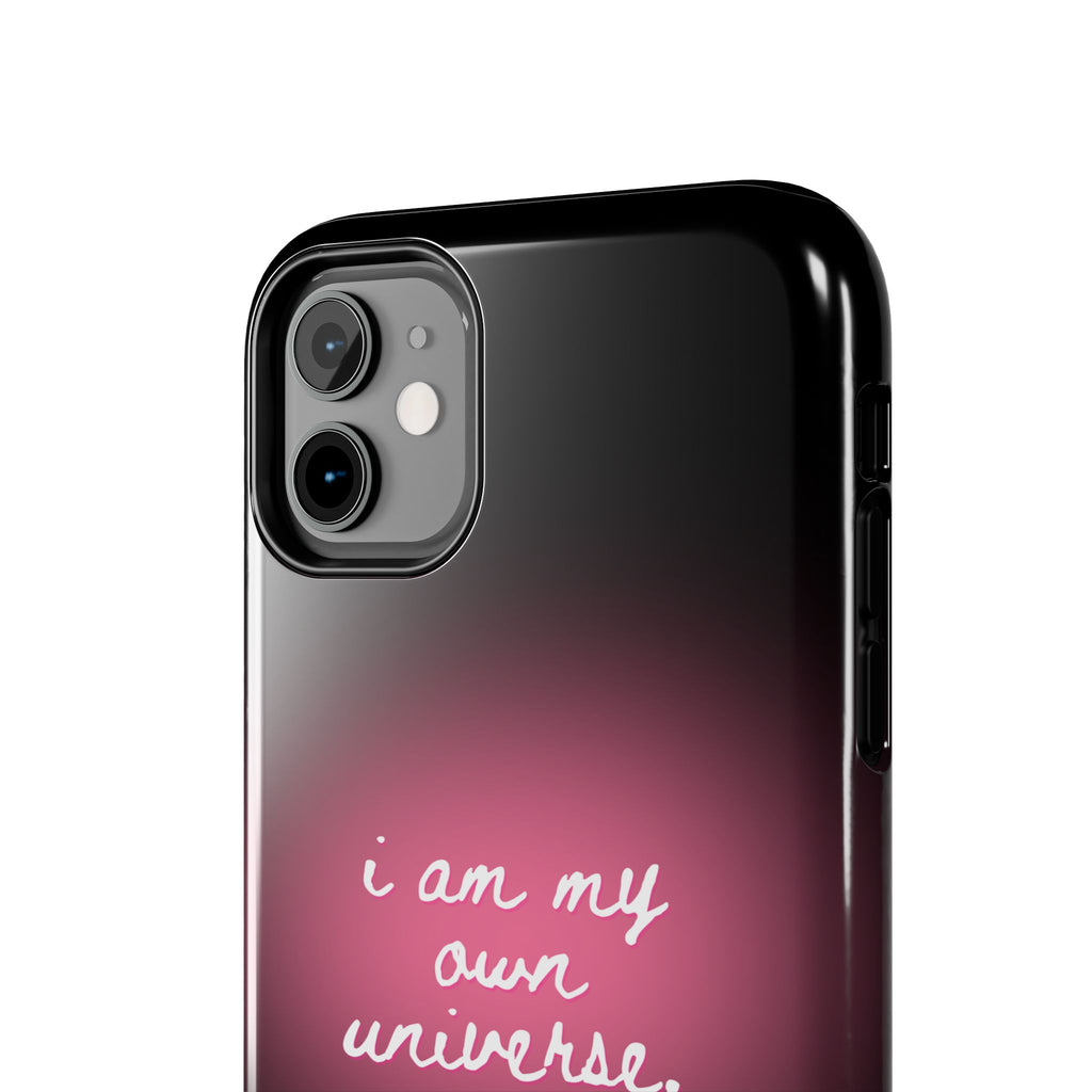 I Am My Own Universe Tough Phone Case (For iPhone, Galaxy & More) - Black