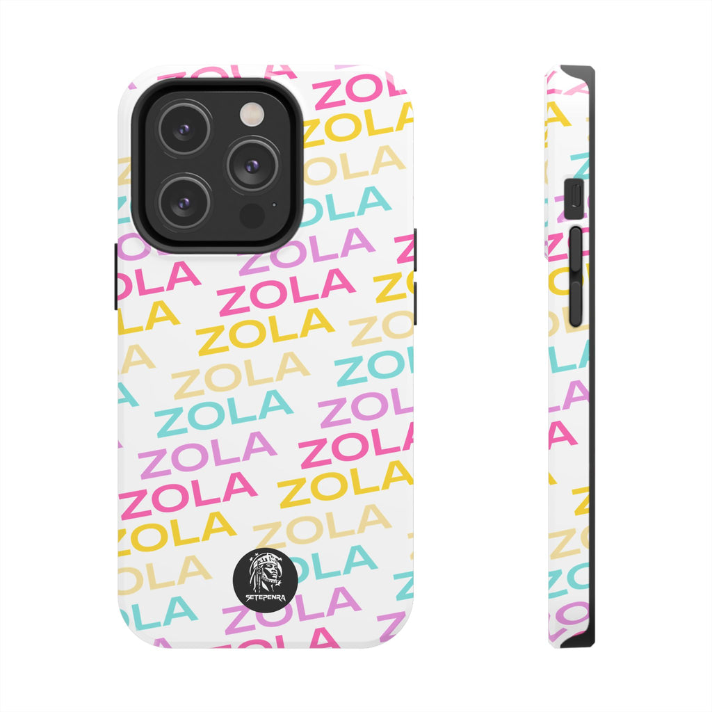 Zola Tough Phone Case (For iPhone, Galaxy & More) - White SETEPENRA Phone Case.