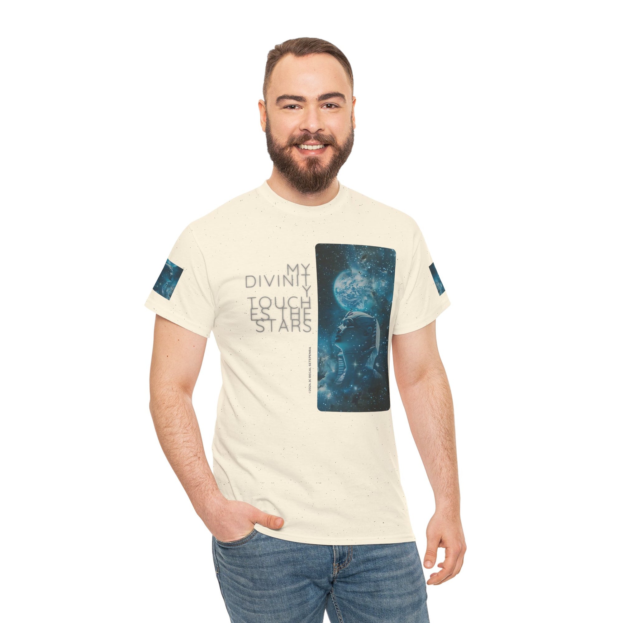 My Divinity Touches The Stars Unisex Heavy Cotton Tee