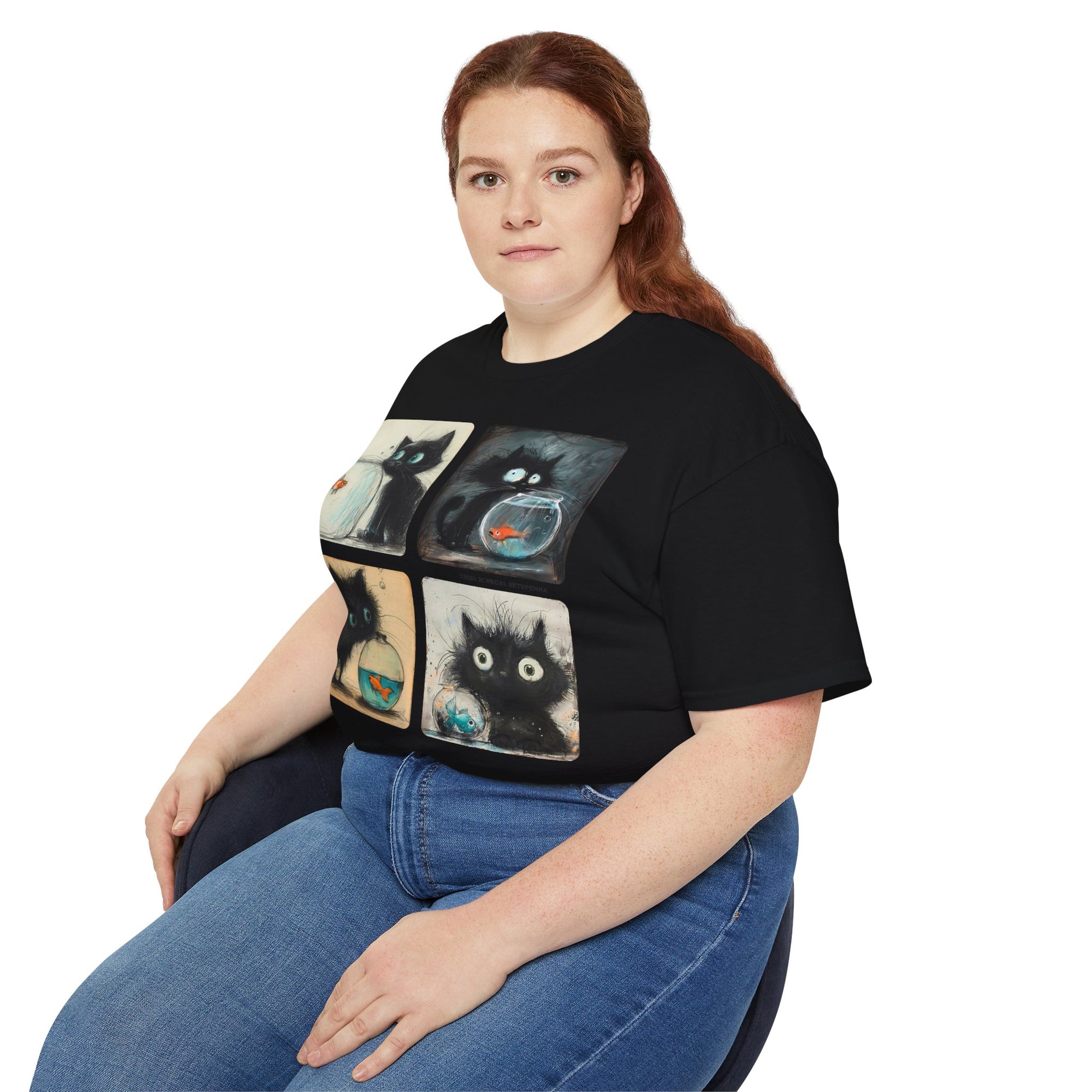 Fishy Kitty Unisex Ultra Cotton Tee