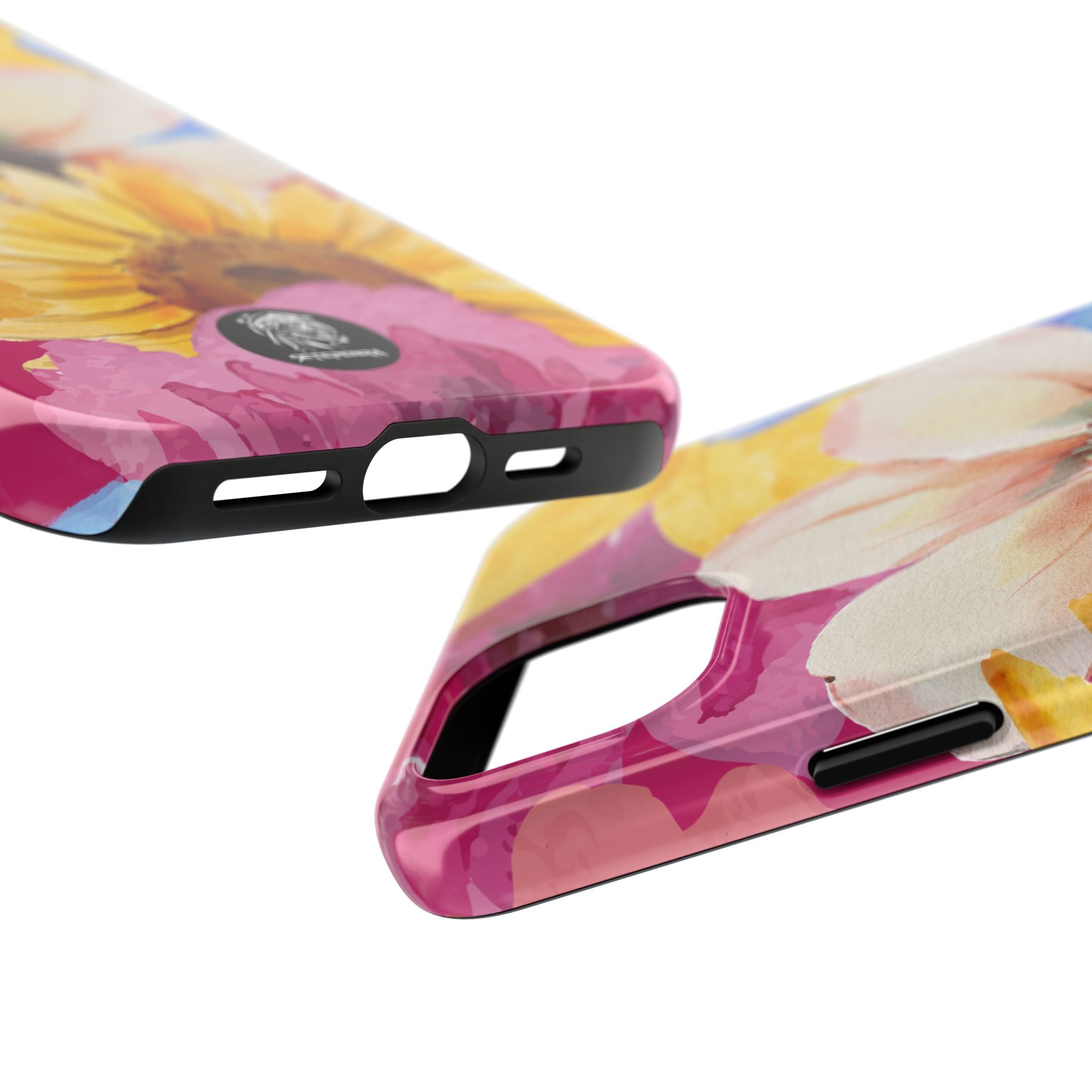 Watercolor Flowers Tough Phone Case (For iPhone, Galaxy & More)