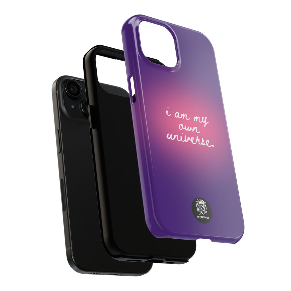 I Am My Own Universe Tough Phone Case (For iPhone, Galaxy & More) - Purple