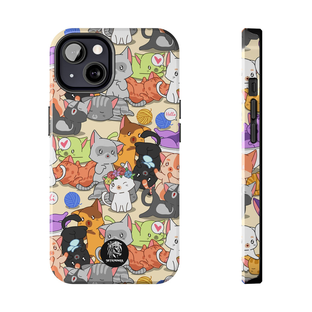 Cats A Lot Tough Phone Case (For iPhone, Galaxy & More) SETEPENRA Phone Case.