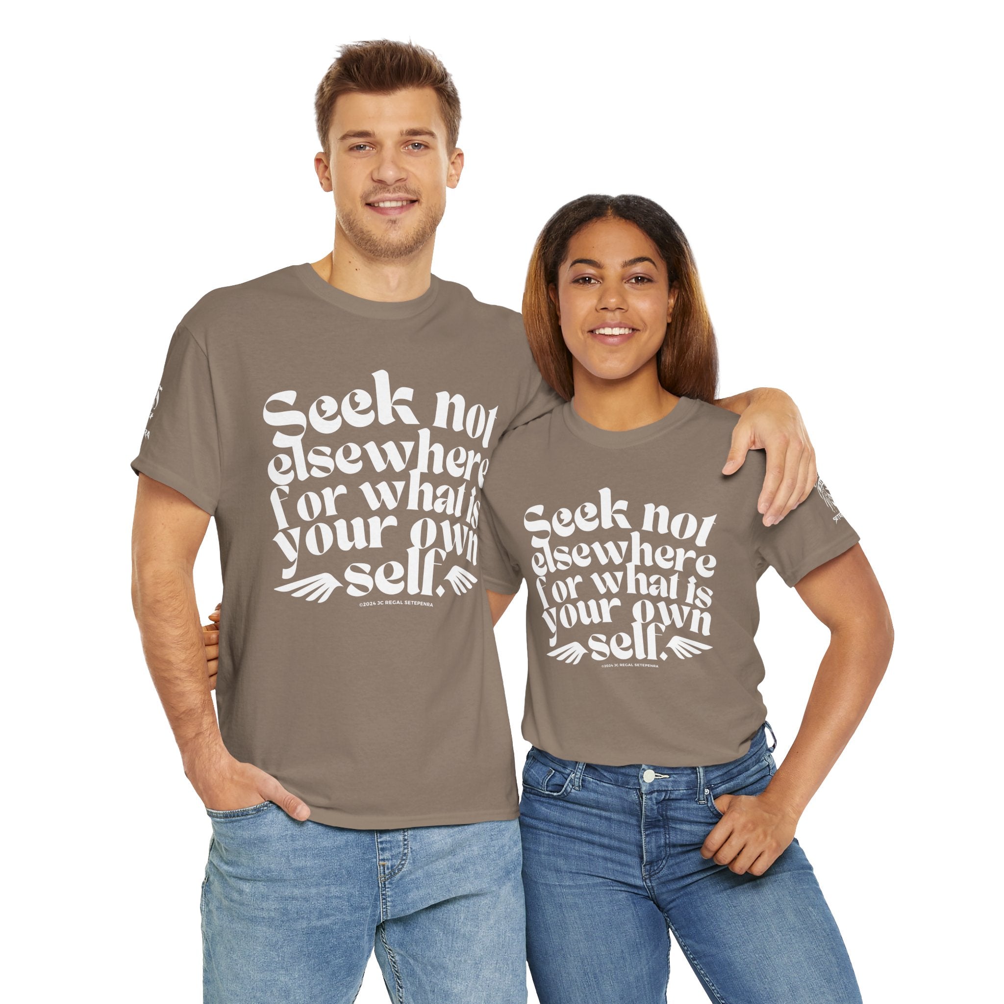 Seek Not Elsewhere Unisex Heavy Cotton Tee