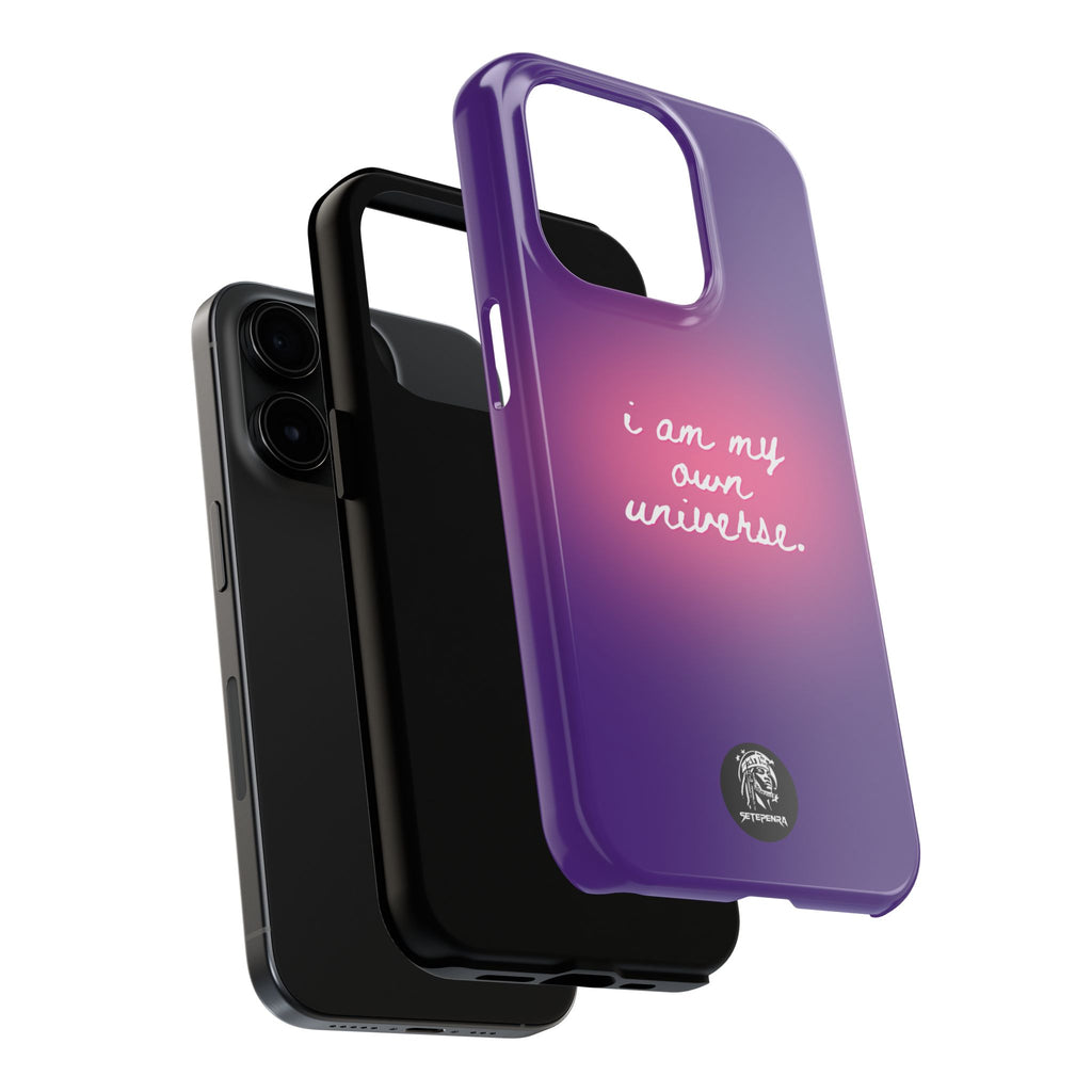 I Am My Own Universe Tough Phone Case (For iPhone, Galaxy & More) - Purple
