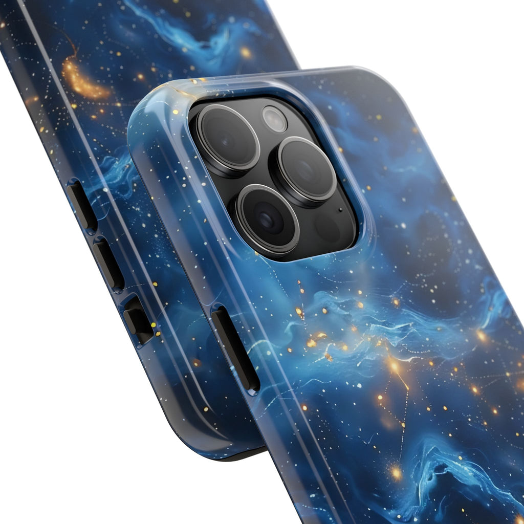 Blue Cosmos Tough Phone Case (For iPhone, Galaxy & More)