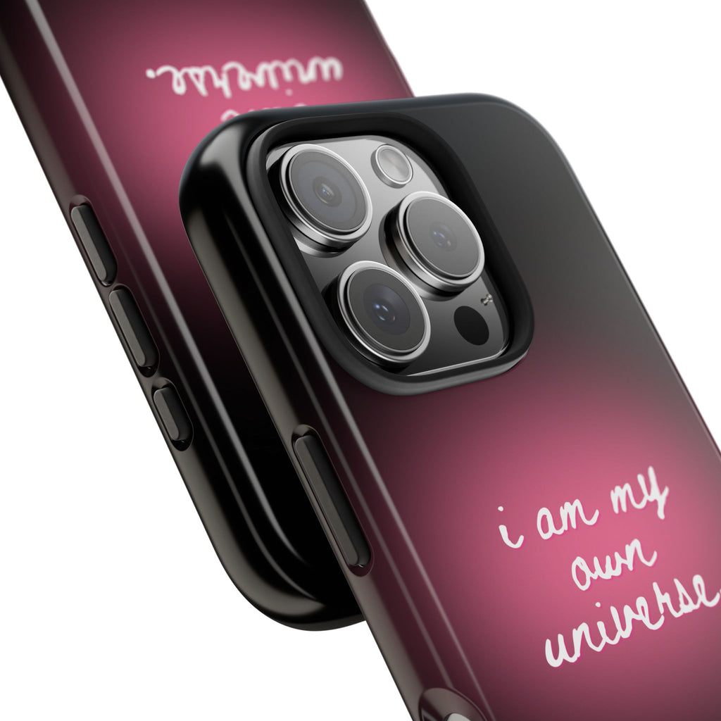 I Am My Own Universe Tough Phone Case (For iPhone, Galaxy & More) - Black