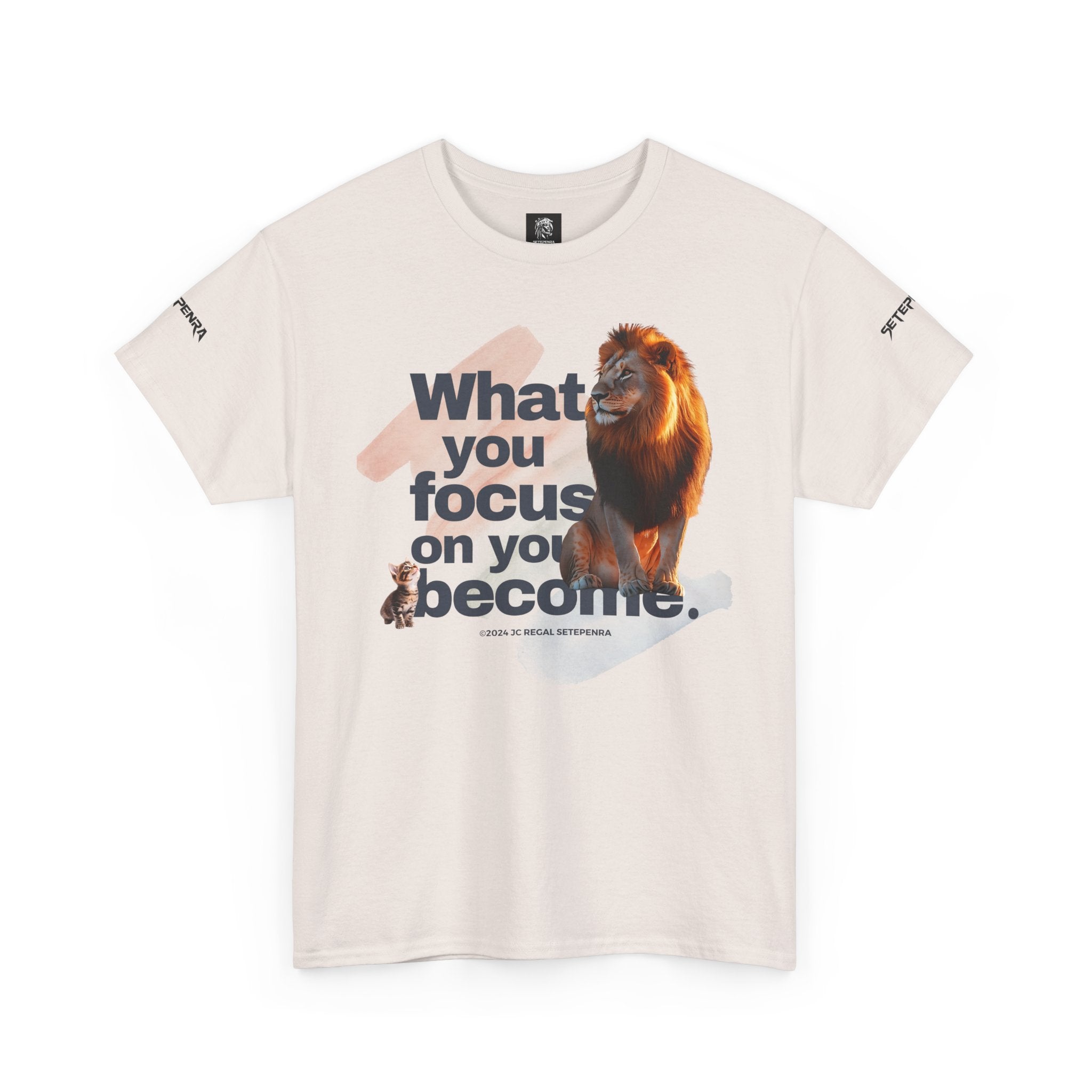 What You Focus On You Become Unisex Heavy Cotton Tee