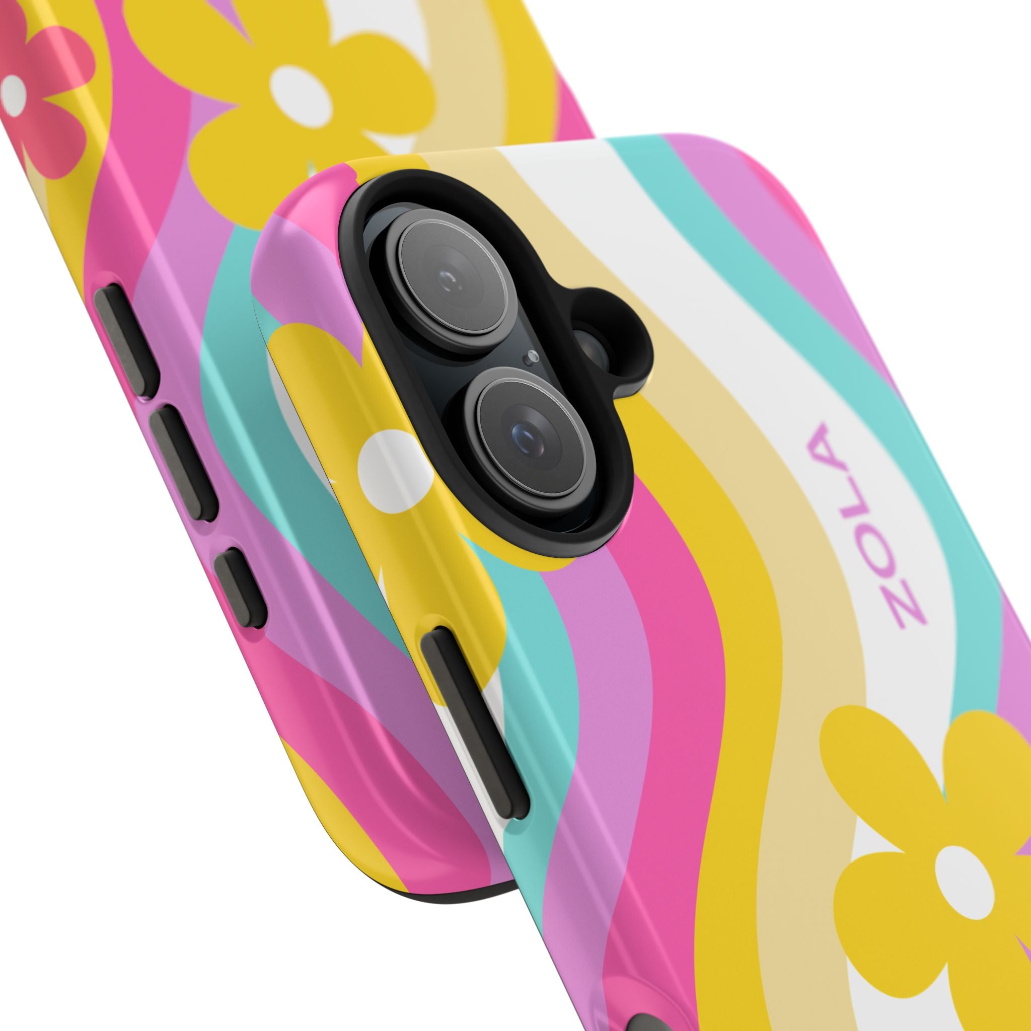 Zola Tough Phone Case (For iPhone, Galaxy & More) - White Wave SETEPENRA Phone Case.