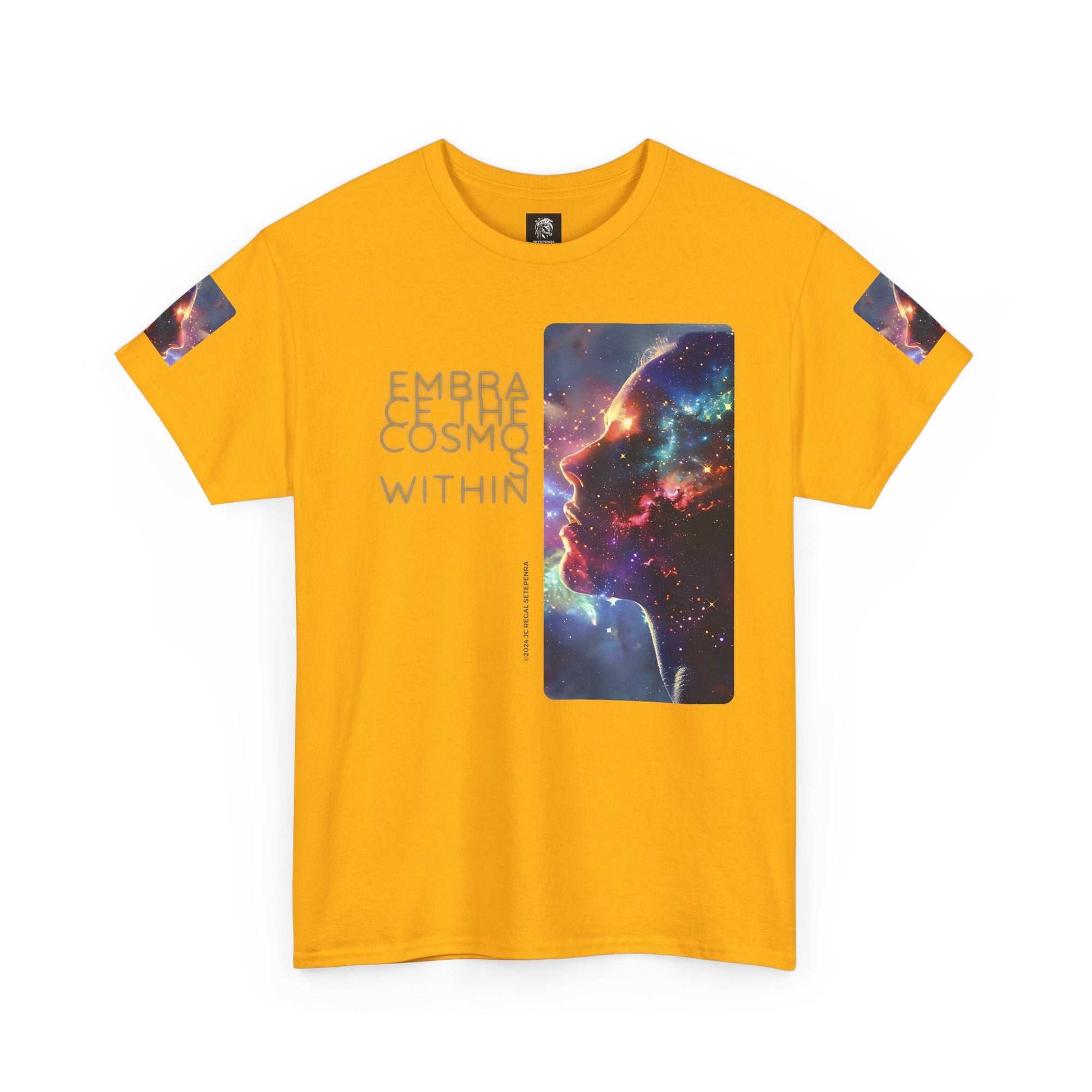 Embrace The Cosmos Within Unisex Heavy Cotton Tee