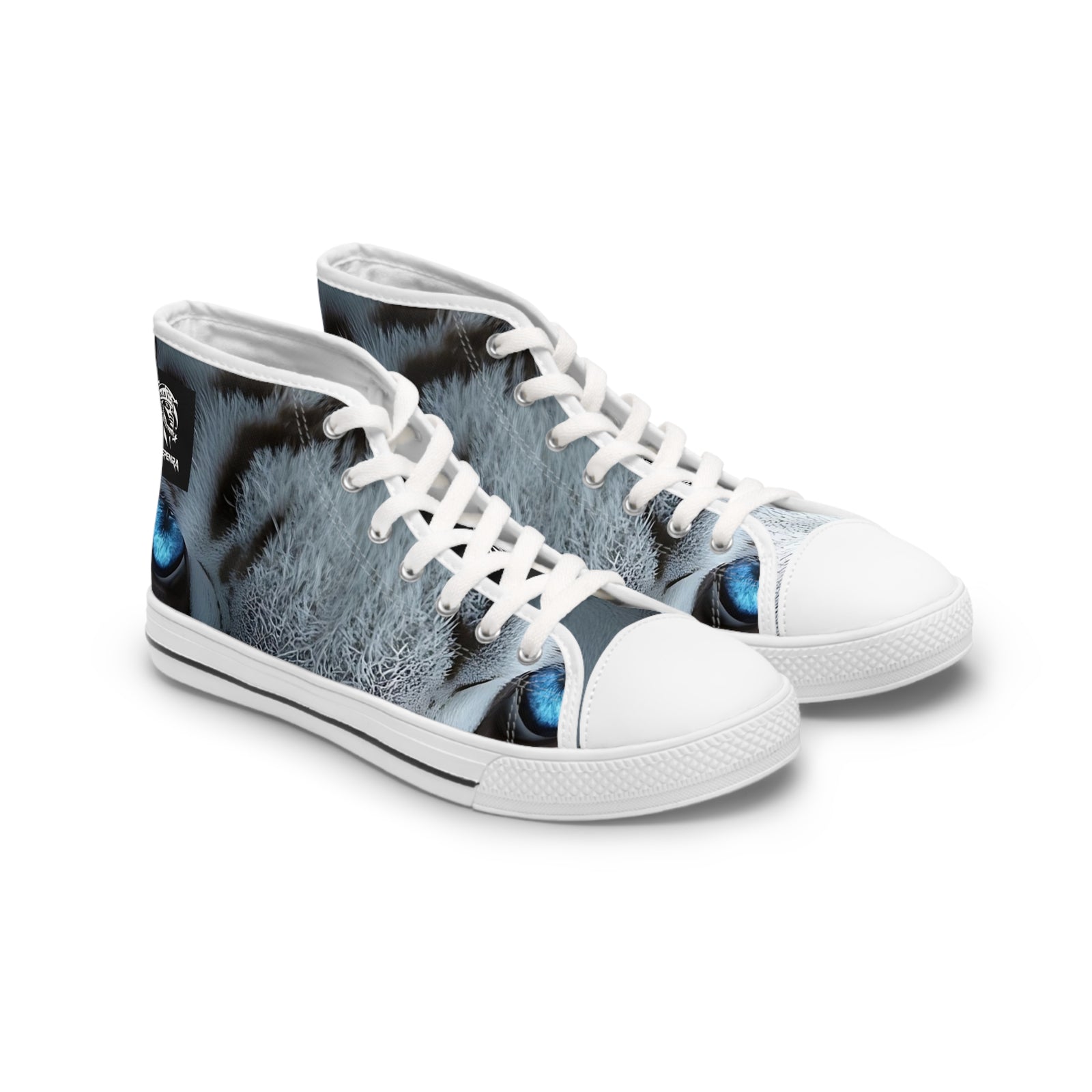 Primal Power Women's High Top Sneakers - White Tiger (2nd Edition) SETEPENRA Shoes.