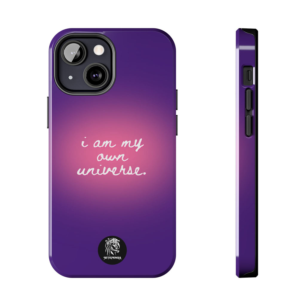 I Am My Own Universe Tough Phone Case (For iPhone, Galaxy & More) - Purple SETEPENRA Phone Case.