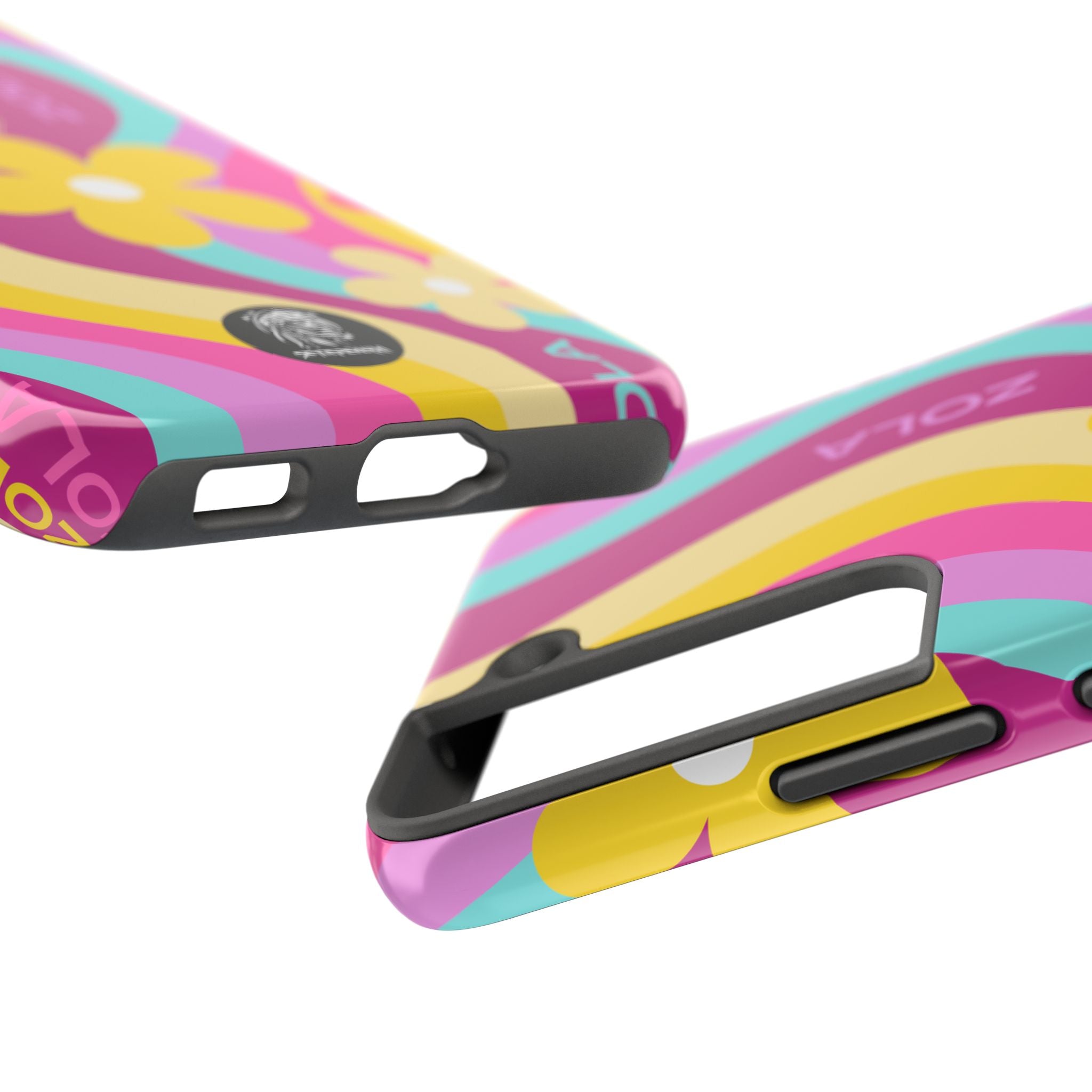 Zola Tough Phone Case (For iPhone, Galaxy & More) - Pink Wave