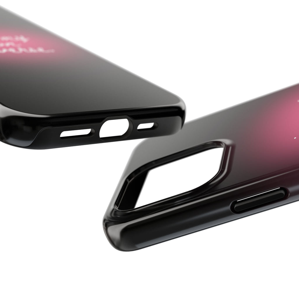 I Am My Own Universe — Pink Glow Protective Cover Tough Phone Case