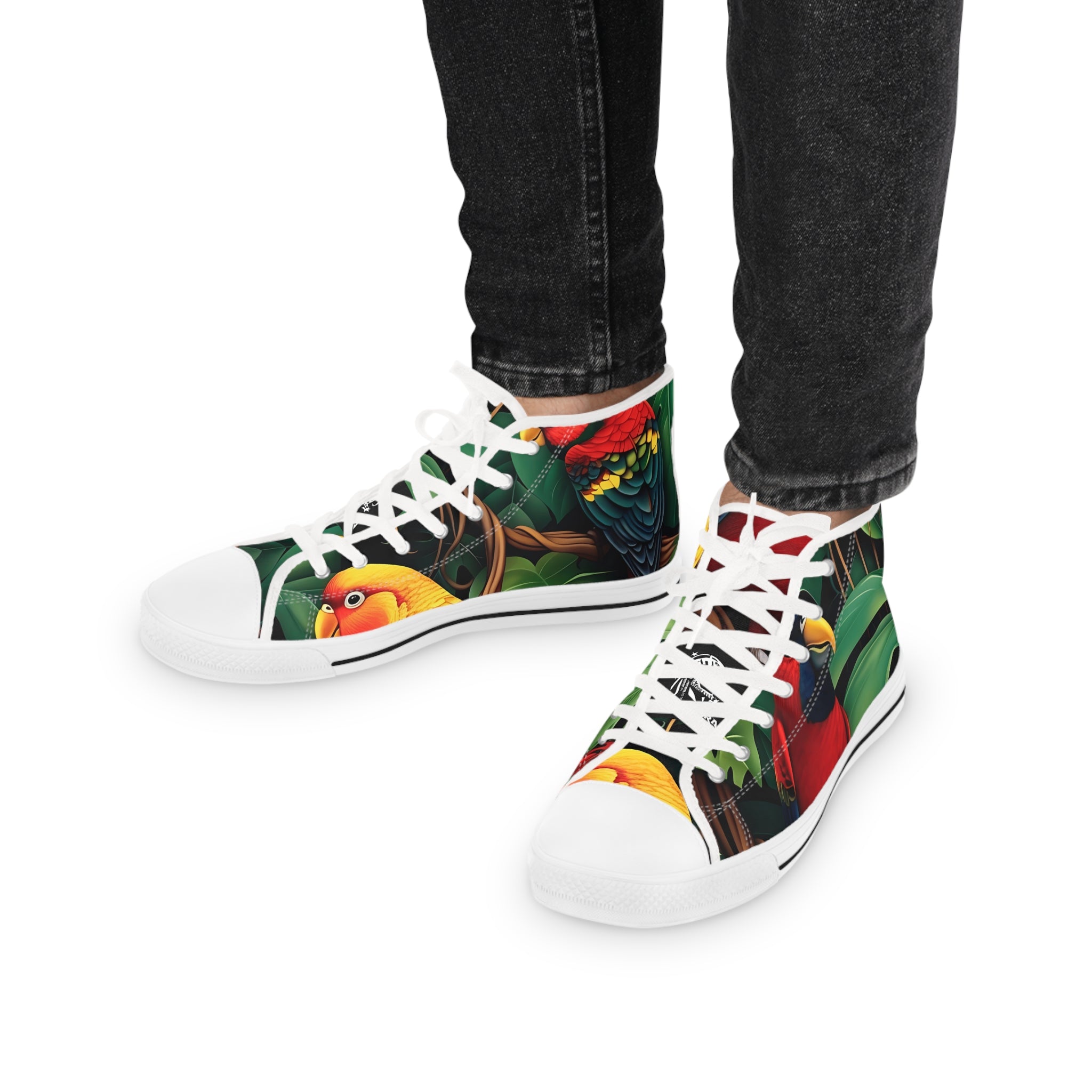 Tri-Parrot Men's High Top Sneakers SETEPENRA Shoes.