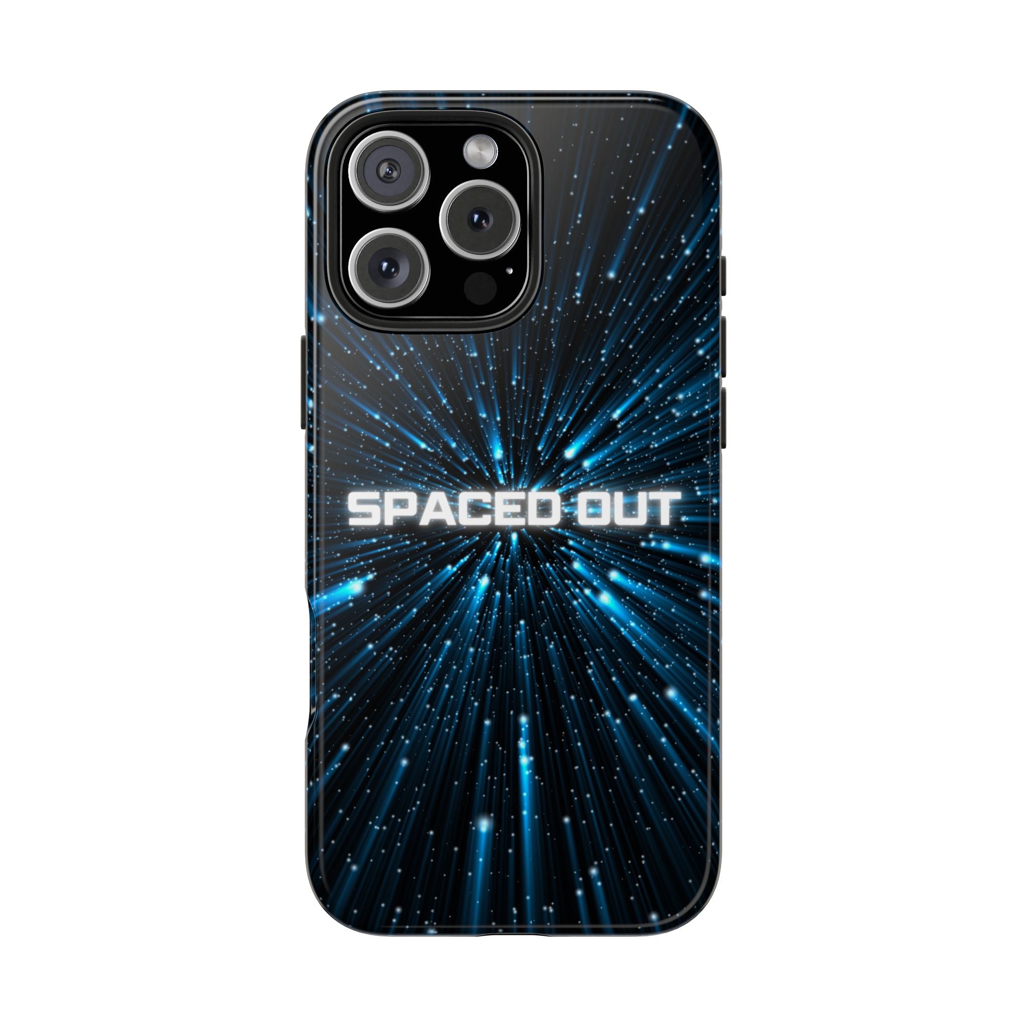 Spaced Out Tough Phone Case — Cosmic Space Warp Protective Cover