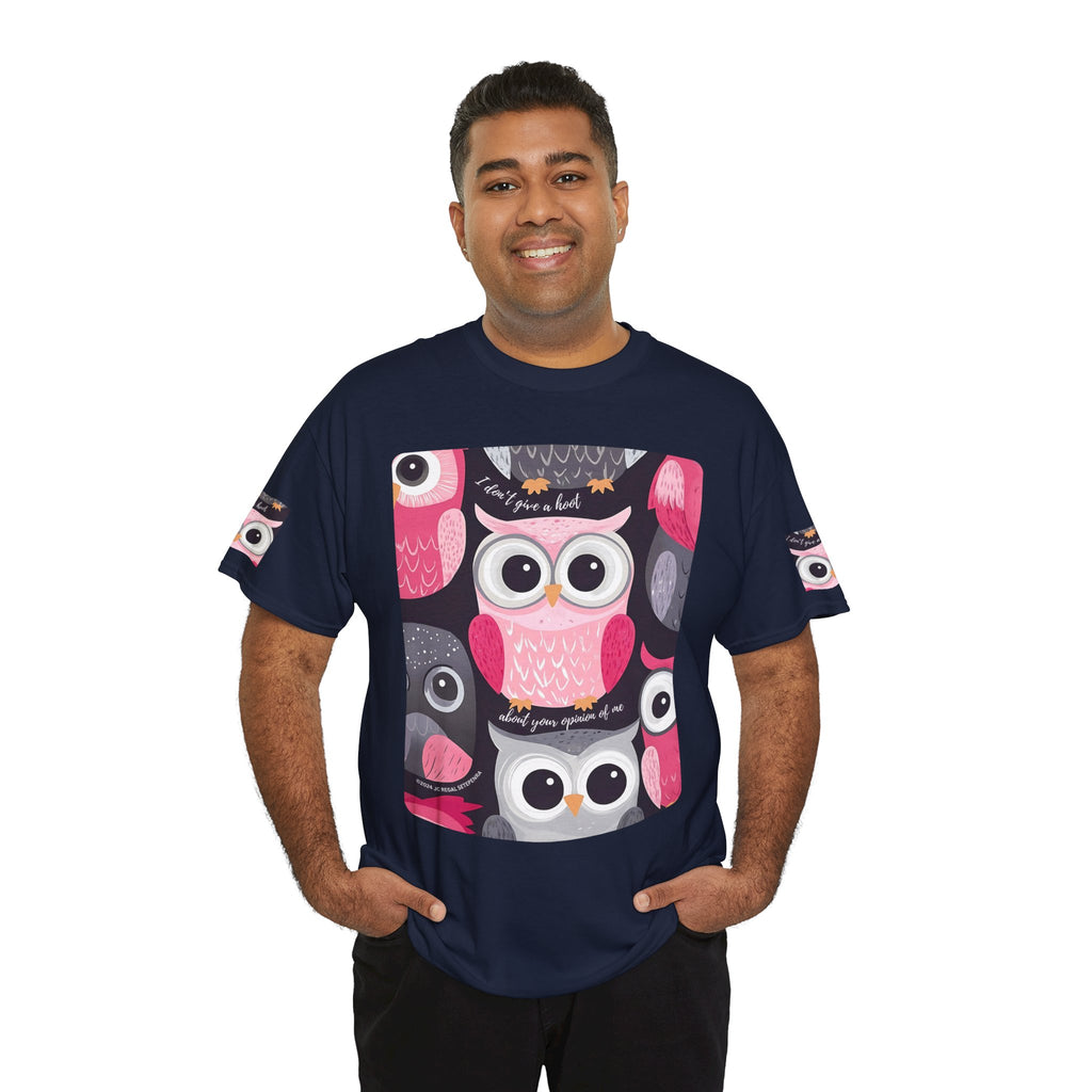 Don't Give A Hoot Unisex Heavy Cotton Tee