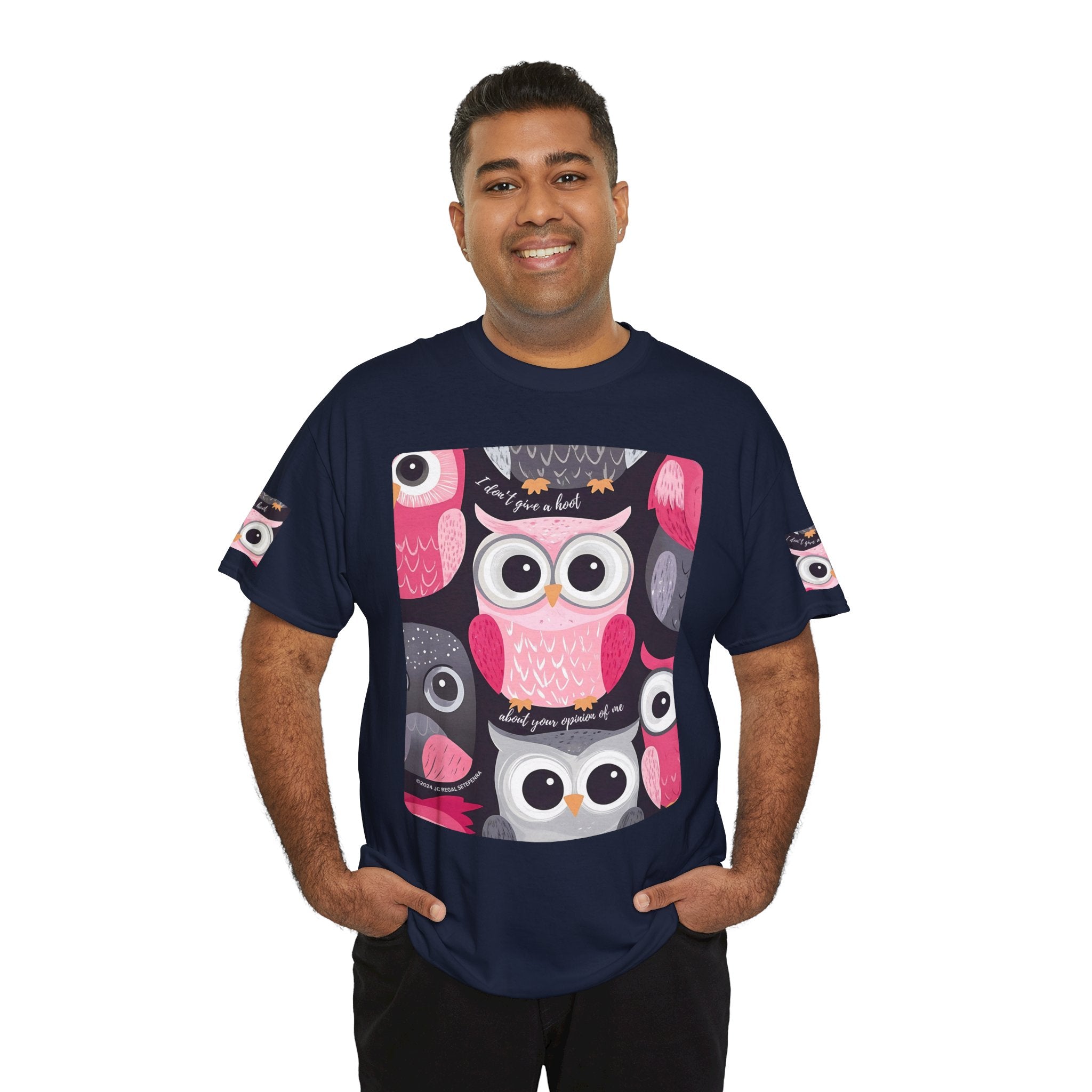 Don't Give A Hoot Unisex Heavy Cotton Tee