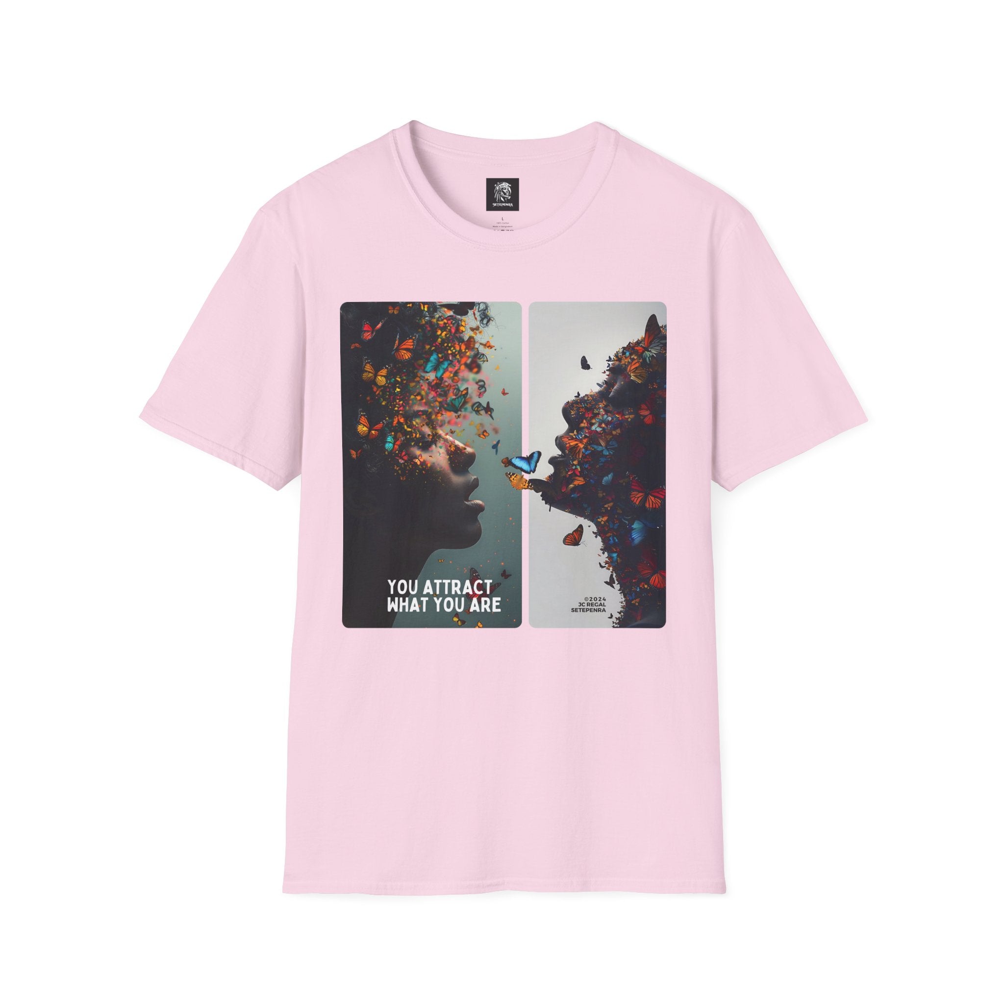 You Attract What You Are (2nd Edition) Unisex Softstyle T-Shirt SETEPENRA T-Shirt.