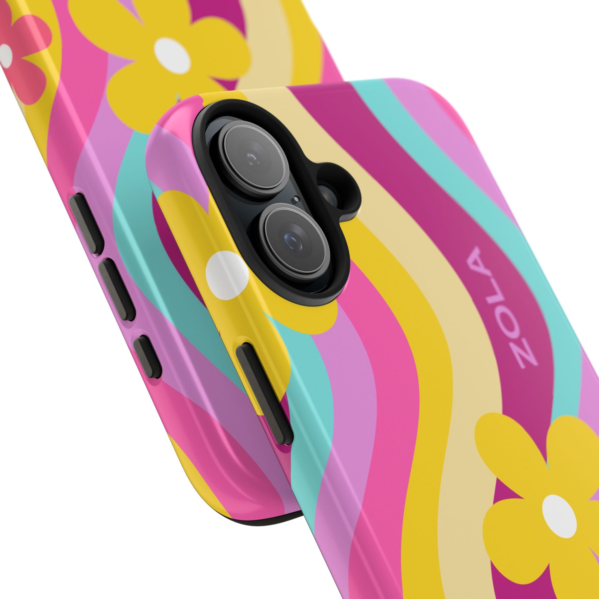 Zola Tough Phone Case (For iPhone, Galaxy & More) - Pink Wave