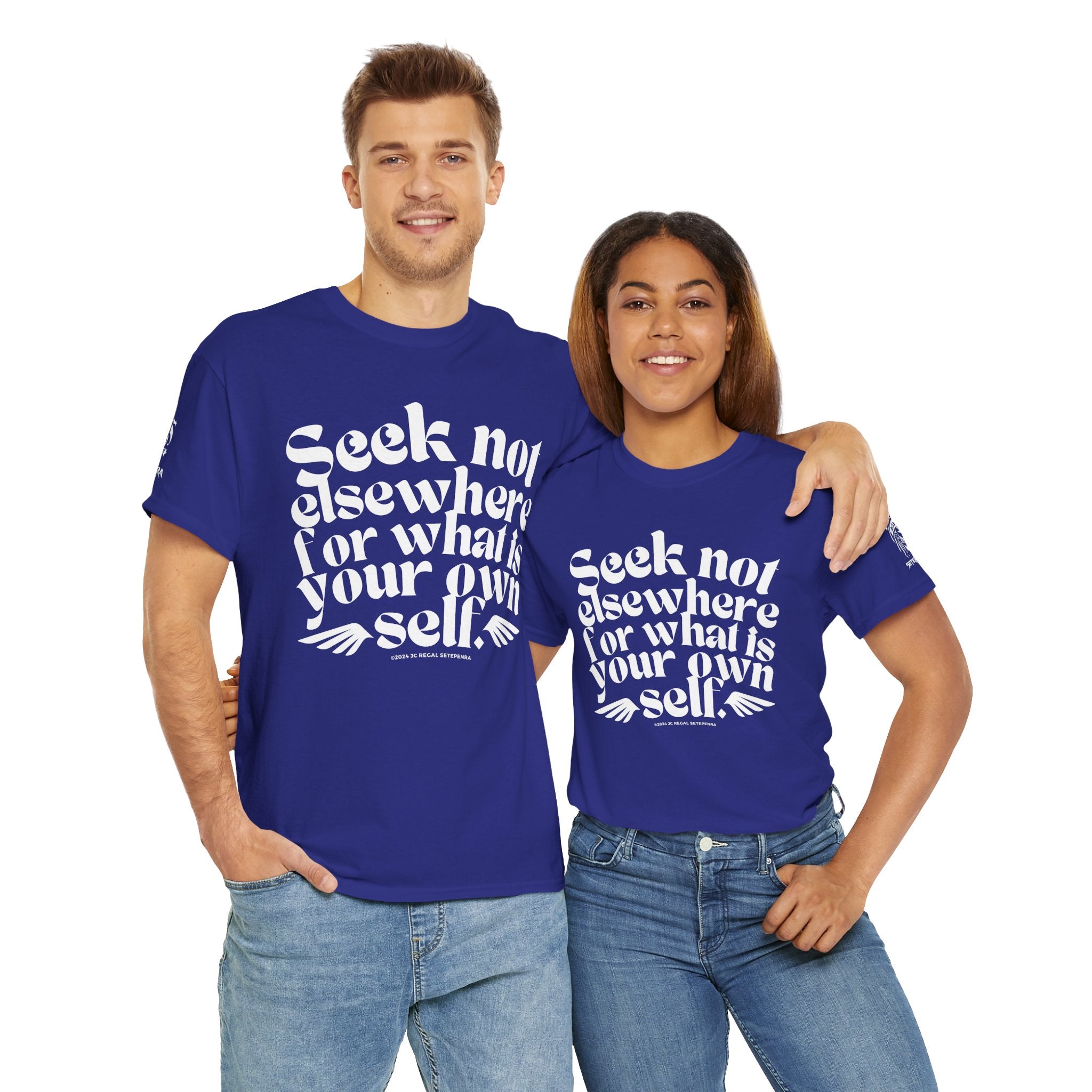 Seek Not Elsewhere Unisex Heavy Cotton Tee