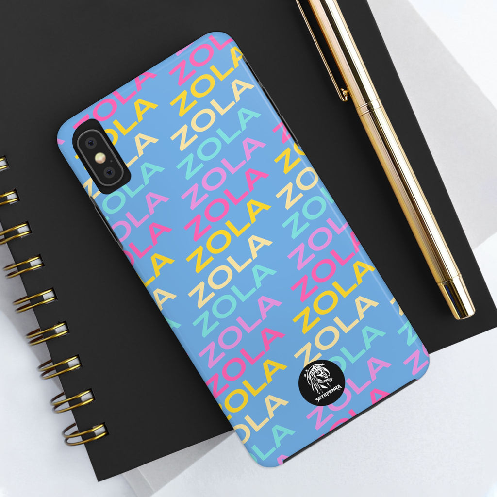 Zola Tough Phone Case (For iPhone, Galaxy & More) - Light Blue