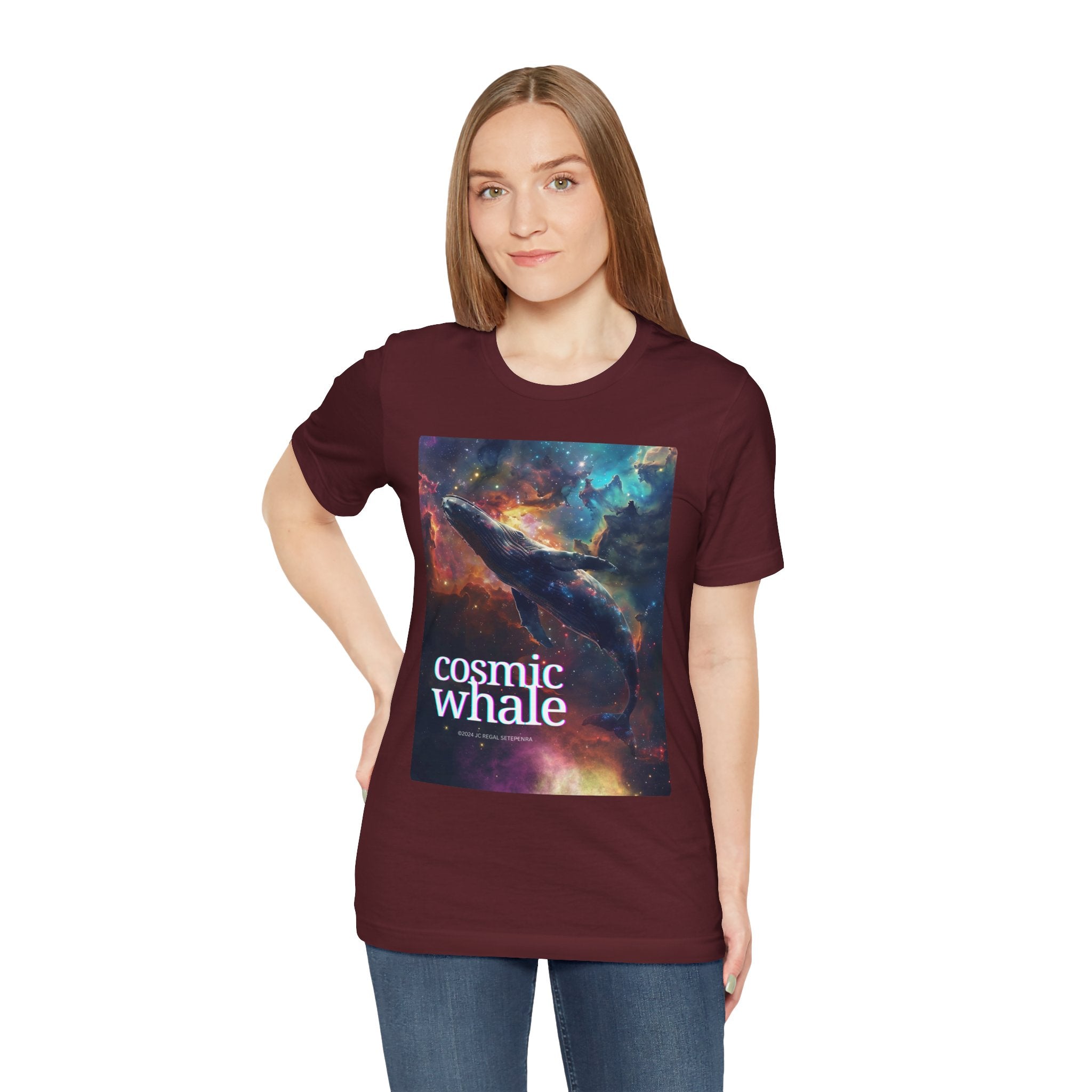Cosmic Whale Unisex Jersey Short Sleeve Tee